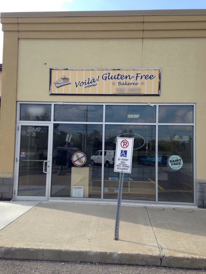 Voila GlutenFree Bakeree, Kanata, Ottawa Urbanspoon/Zomato