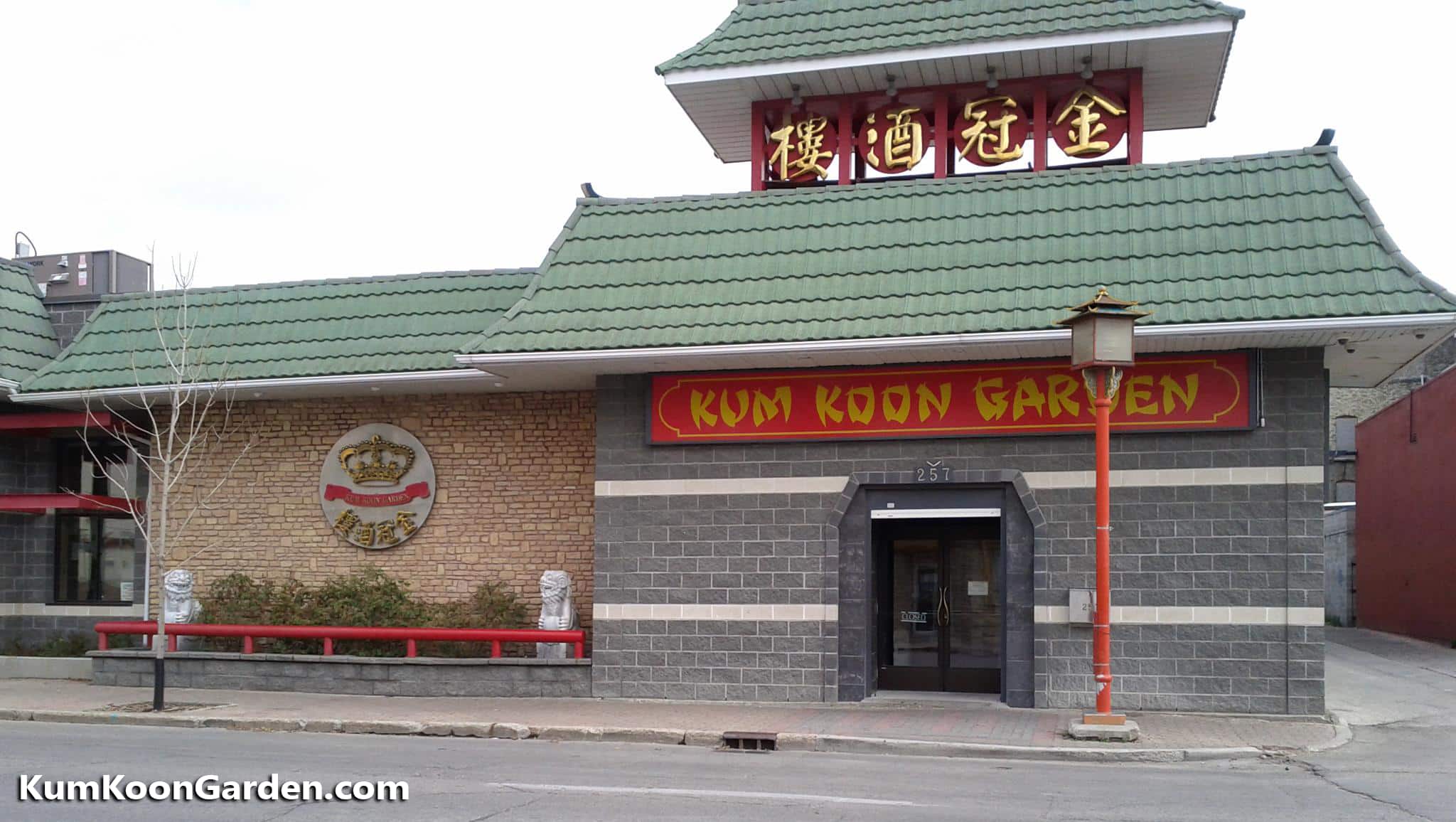 Menu of Kum Koon Garden, Downtown, Winnipeg