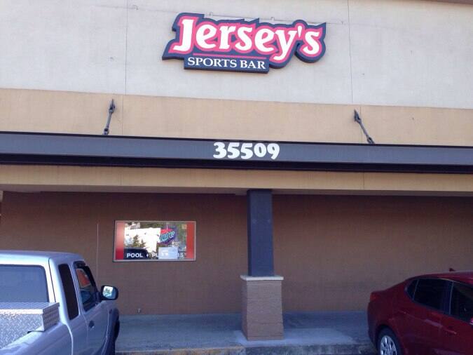 Jersey's Sports Bar Menu, Menu for Jersey's Sports Bar,