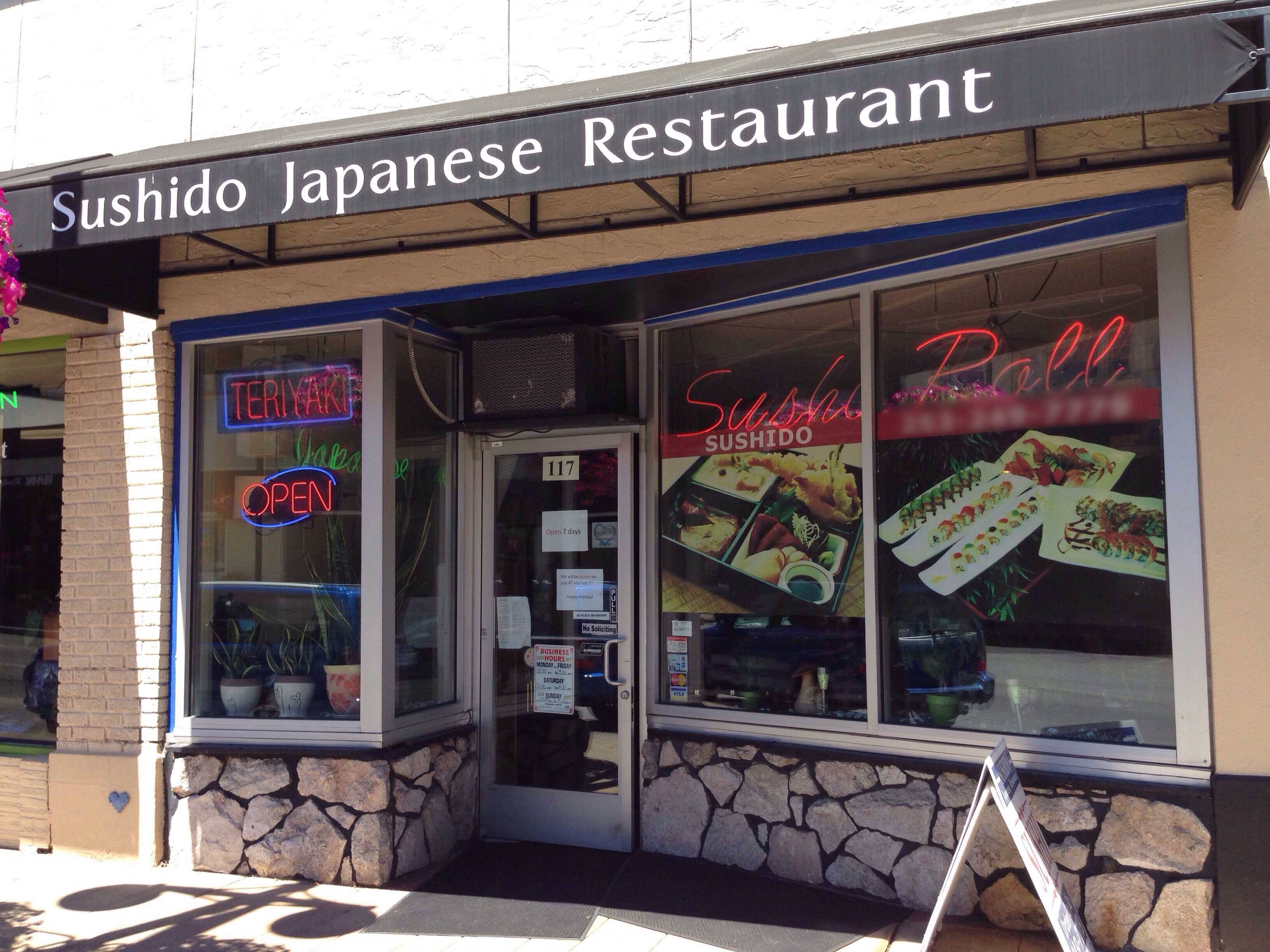 Menu of Sushido, Auburn, Auburn