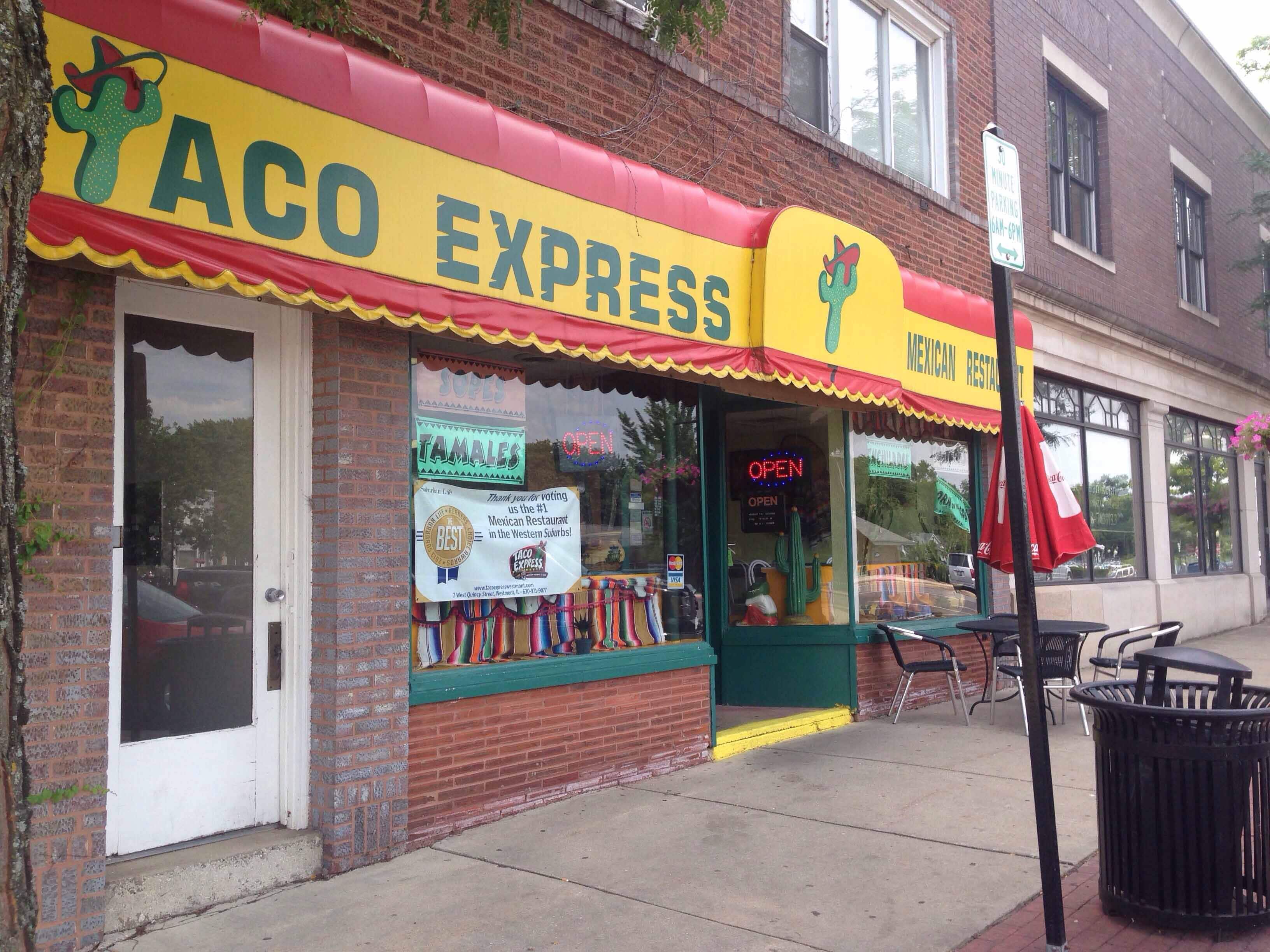 Menu of Taco Express, Westmont, Chicago