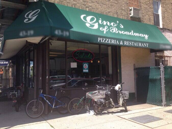 Gino's Pizzeria & Restaurant, Astoria, New York City Urbanspoon/Zomato