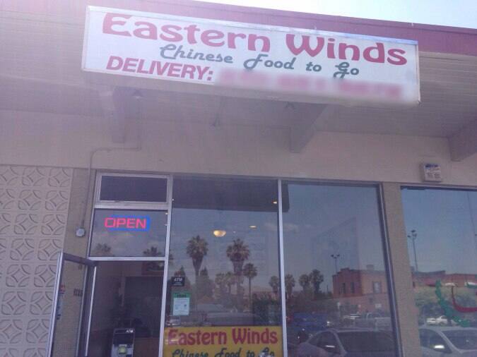 Eastern Winds Chinese Menu, Menu for Eastern Winds Chinese, Fremont