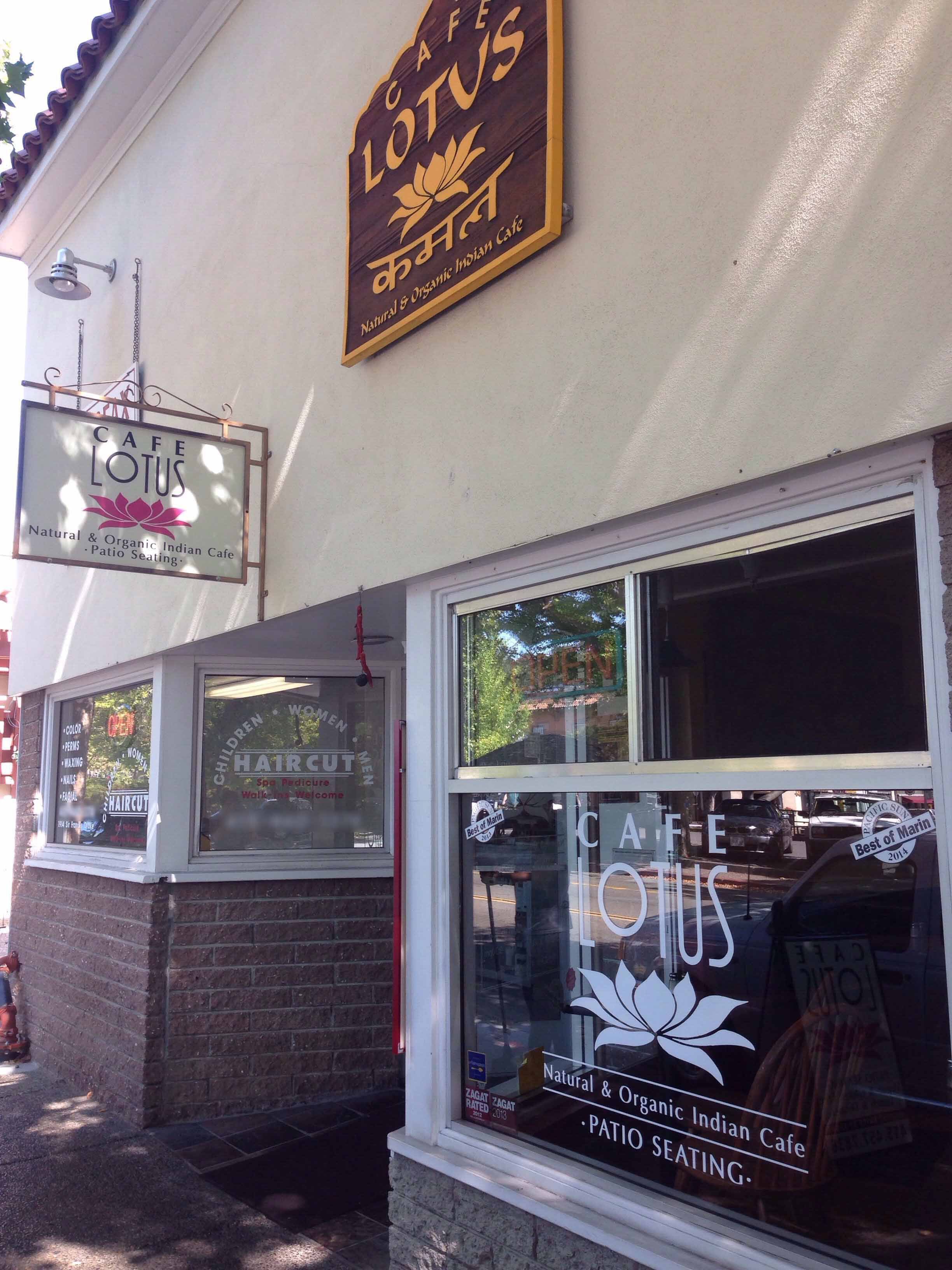 Menu of Cafe Lotus, Fairfax, San Anselmo