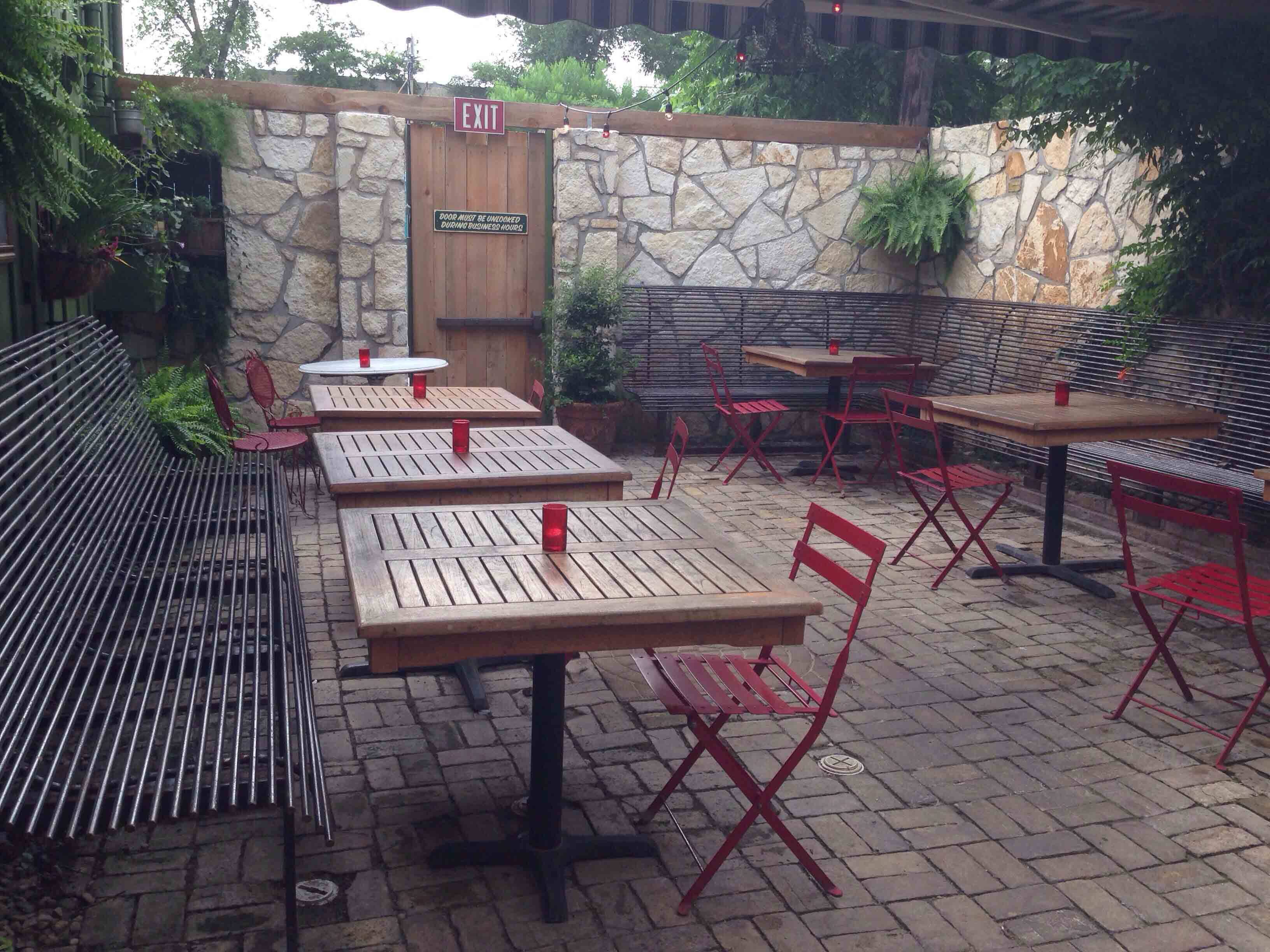 Menu of East Side Showroom, East Cesar Chavez, Austin