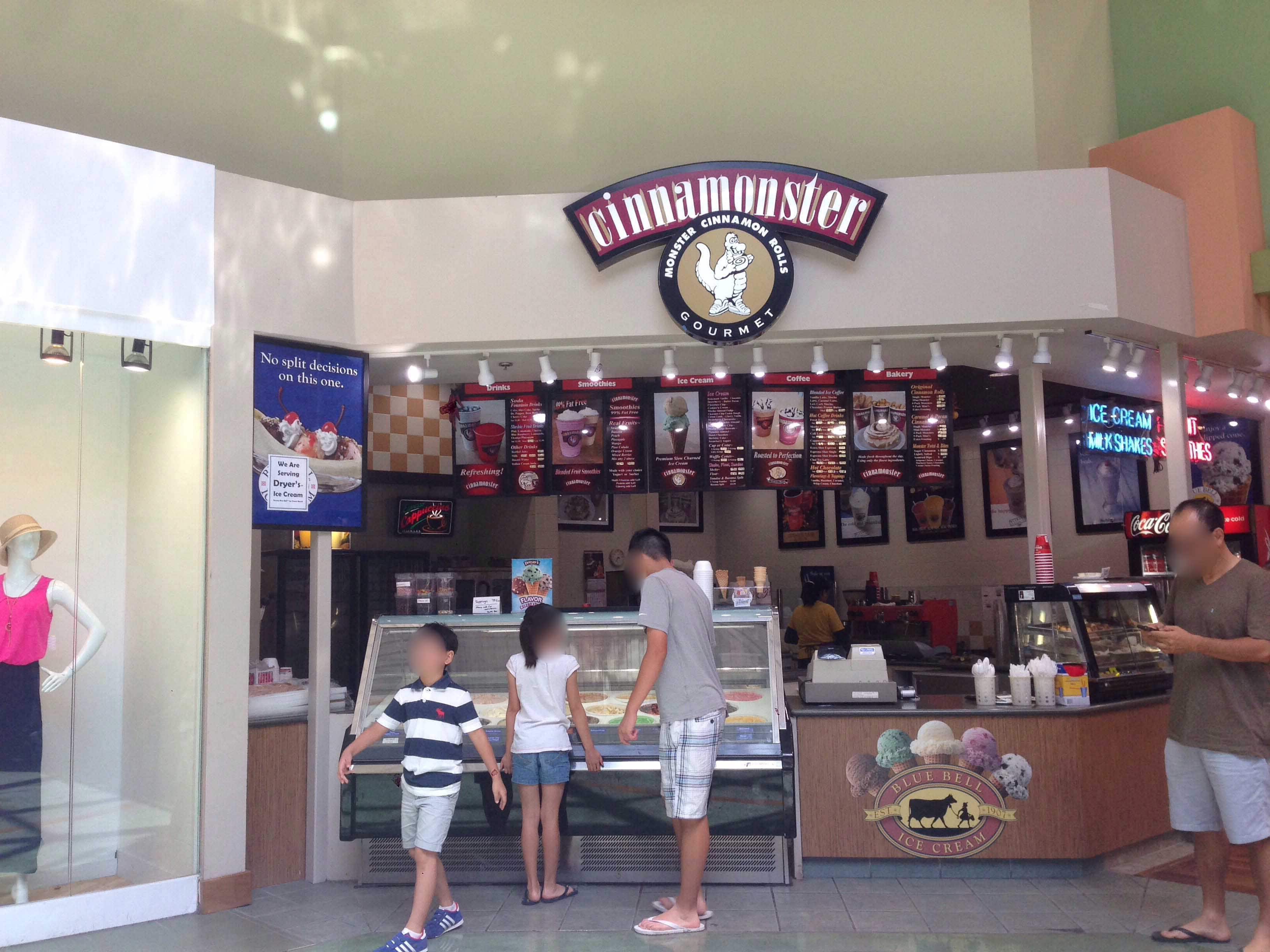 Cinnamonster Grapevine Mills Mall Menu