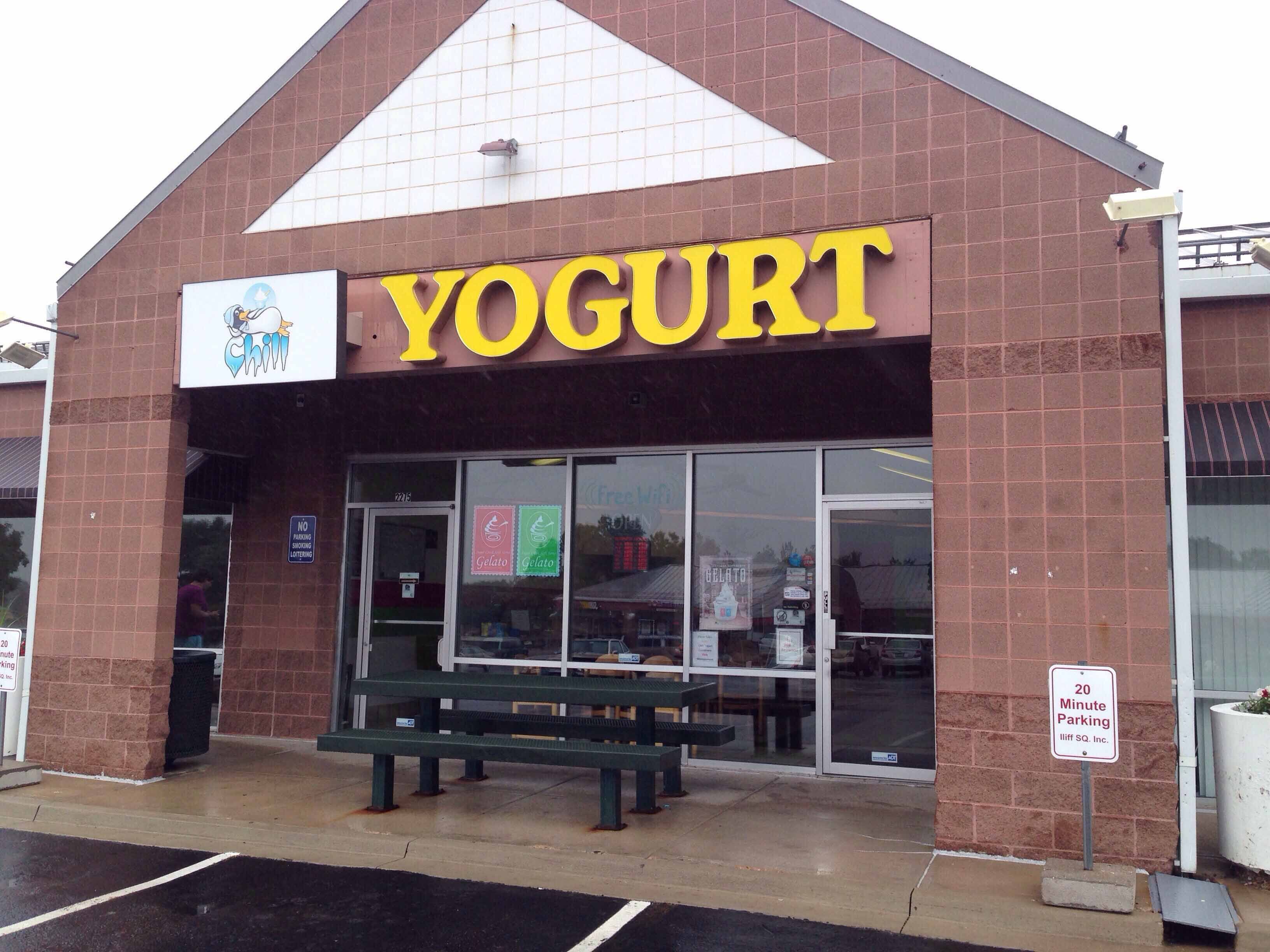 Menu of Chill Yogurt, Aurora, Denver