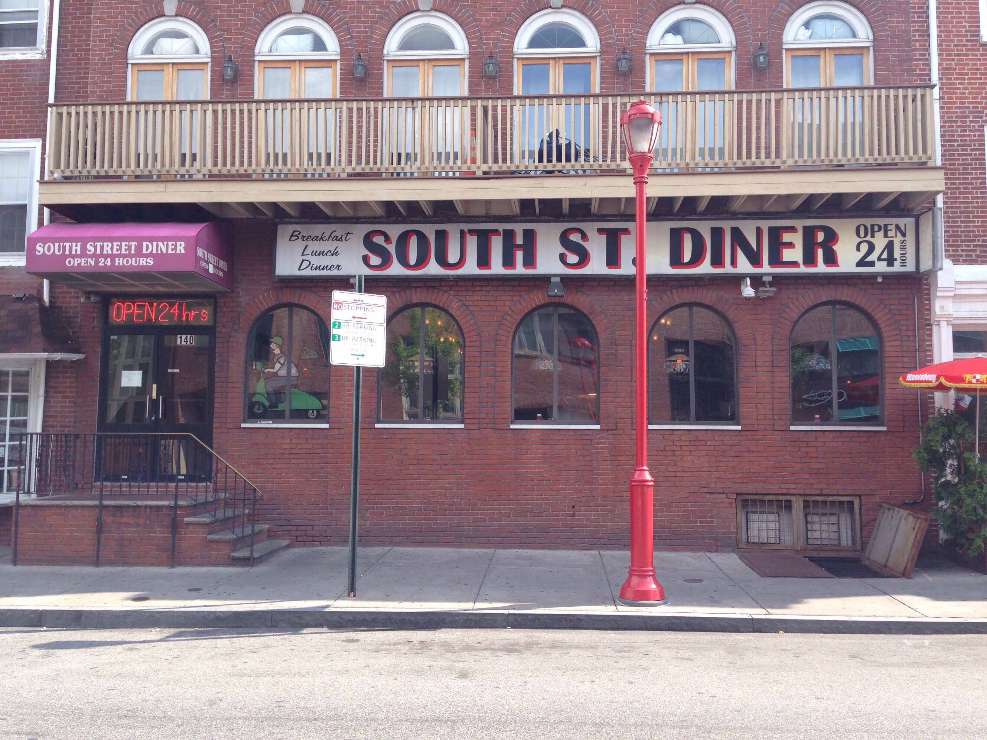 Menu of South Street Diner, Queen Village, Philadelphia
