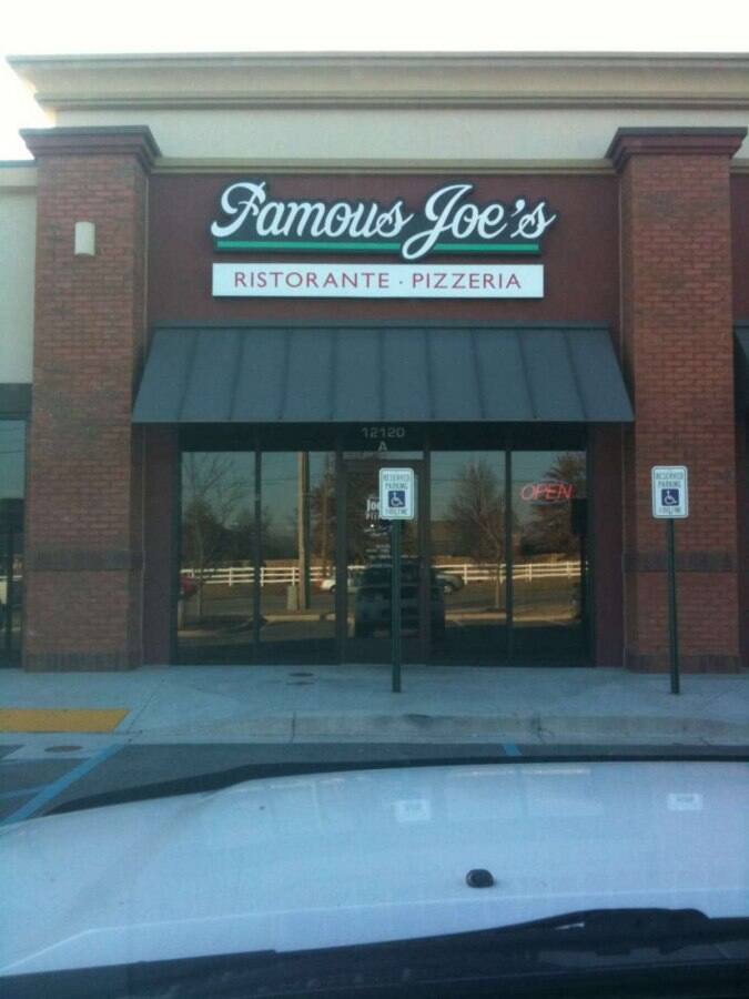 Famous Joe's Pizzeria Menu Urbanspoon/Zomato