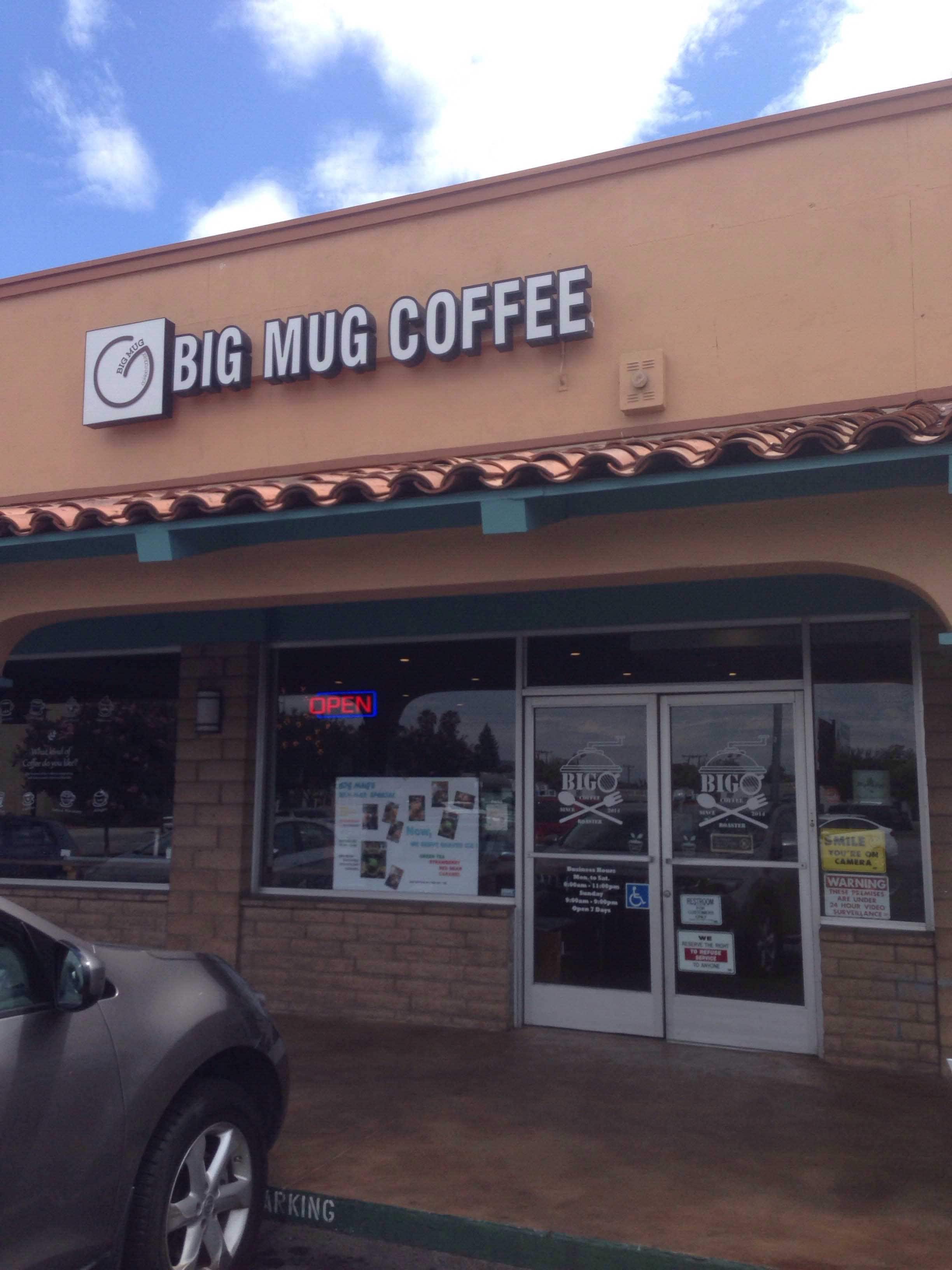 Big Mug Coffee Roaster Menu, Menu for Big Mug Coffee Roaster, Santa