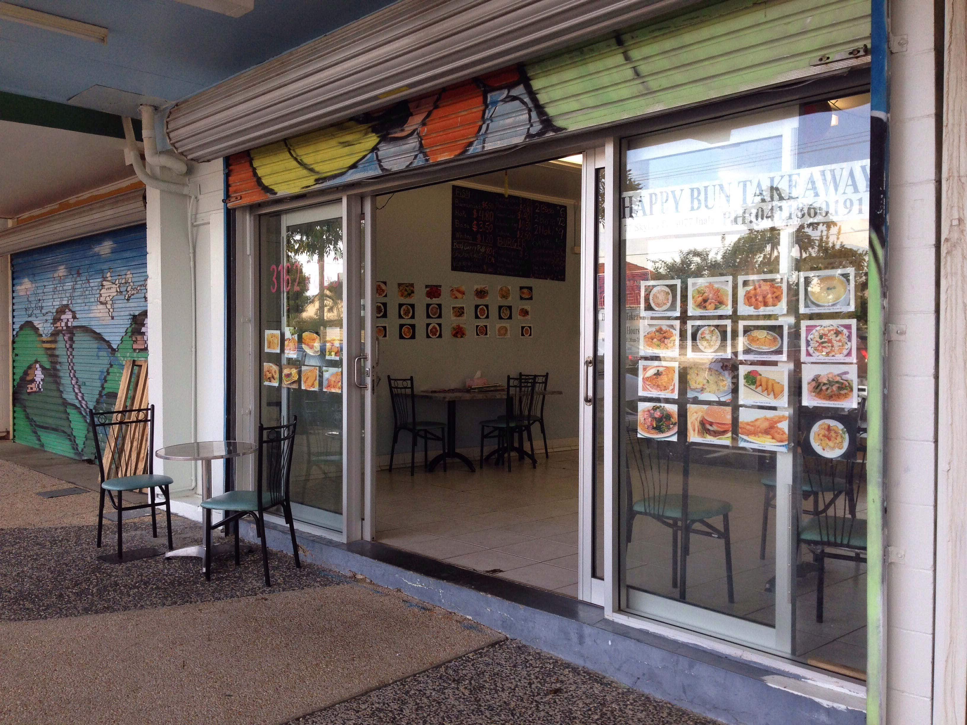 Menu of Happy Bun Takeaway, Inala, Brisbane