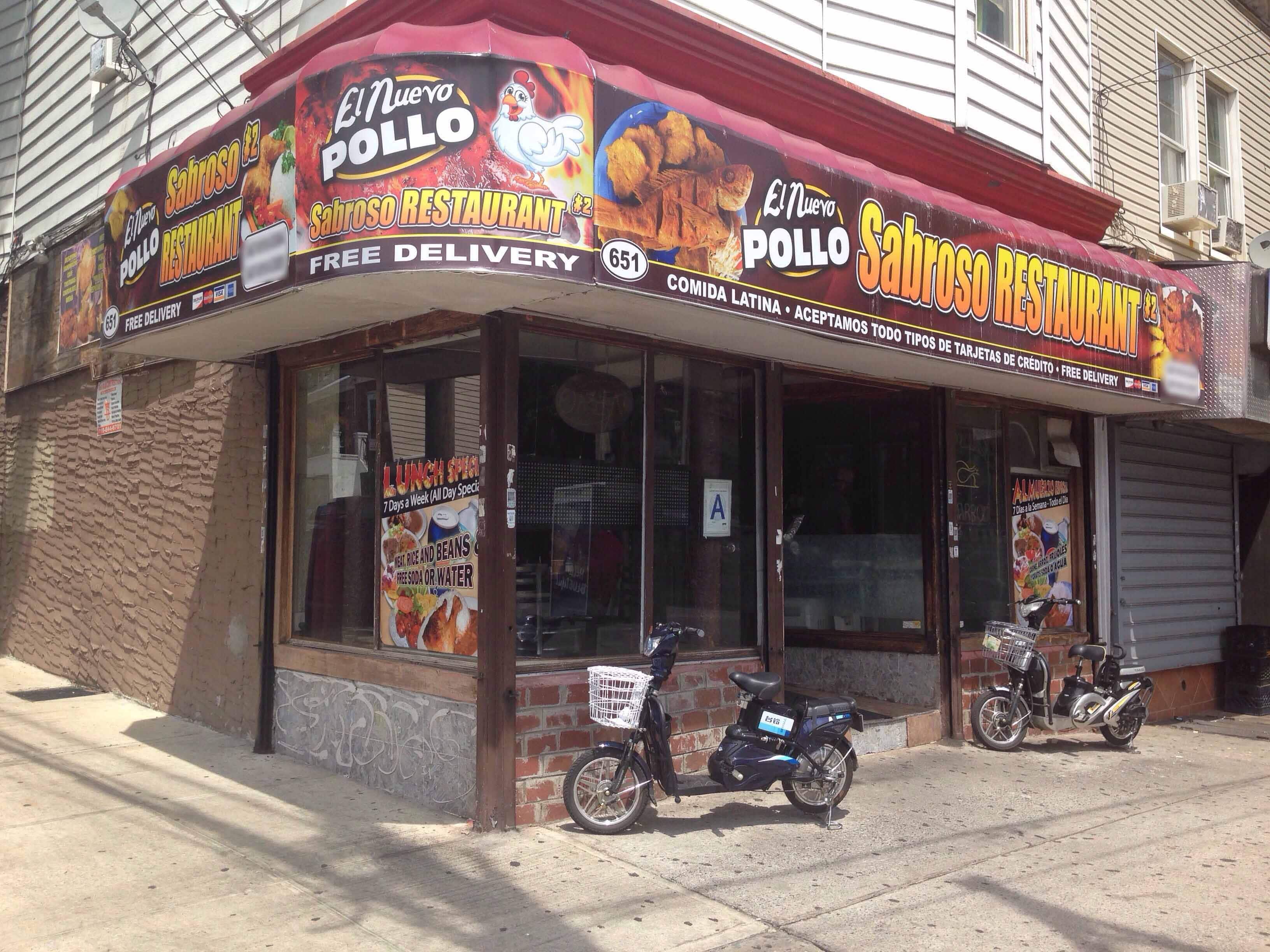 El Nuevo Pollo Sabroso Restaurant 2, East Tremont, New York City