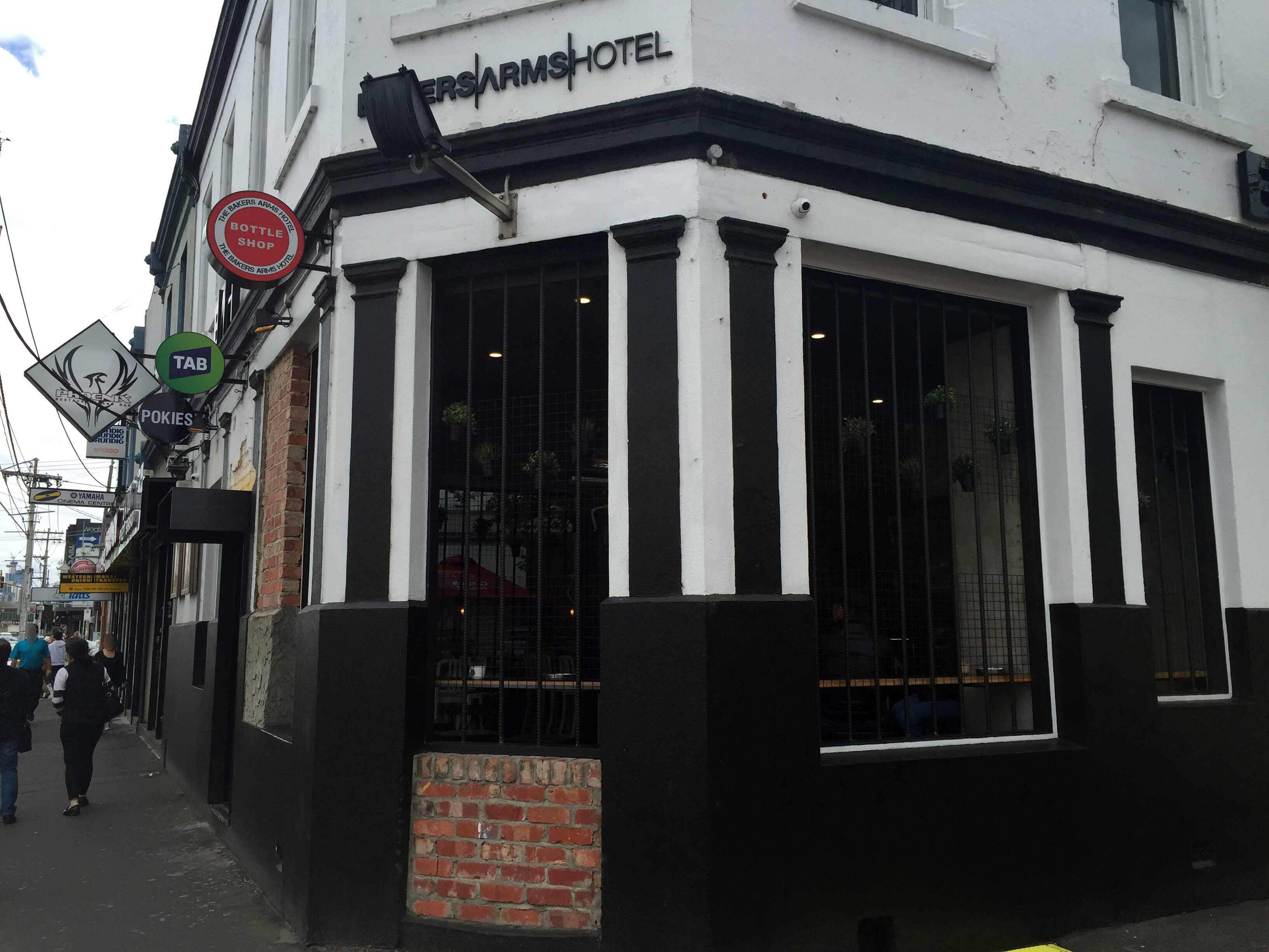 The Bakers Arms Hotel Menu, Menu for The Bakers Arms Hotel, Abbotsford, Melbourne