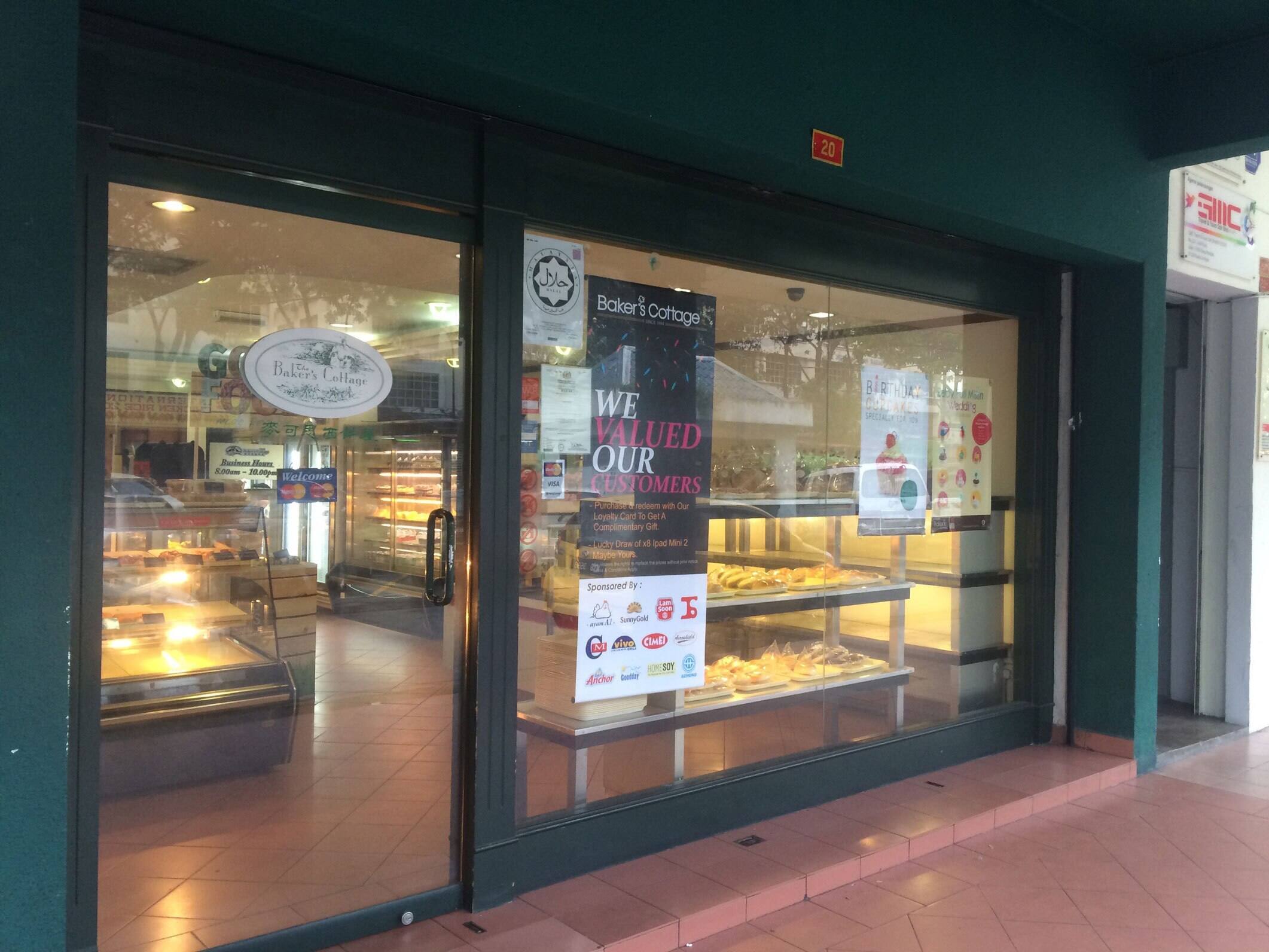 Menu of The Baker's Cottage, Kampung Pandan, Kuala Lumpur