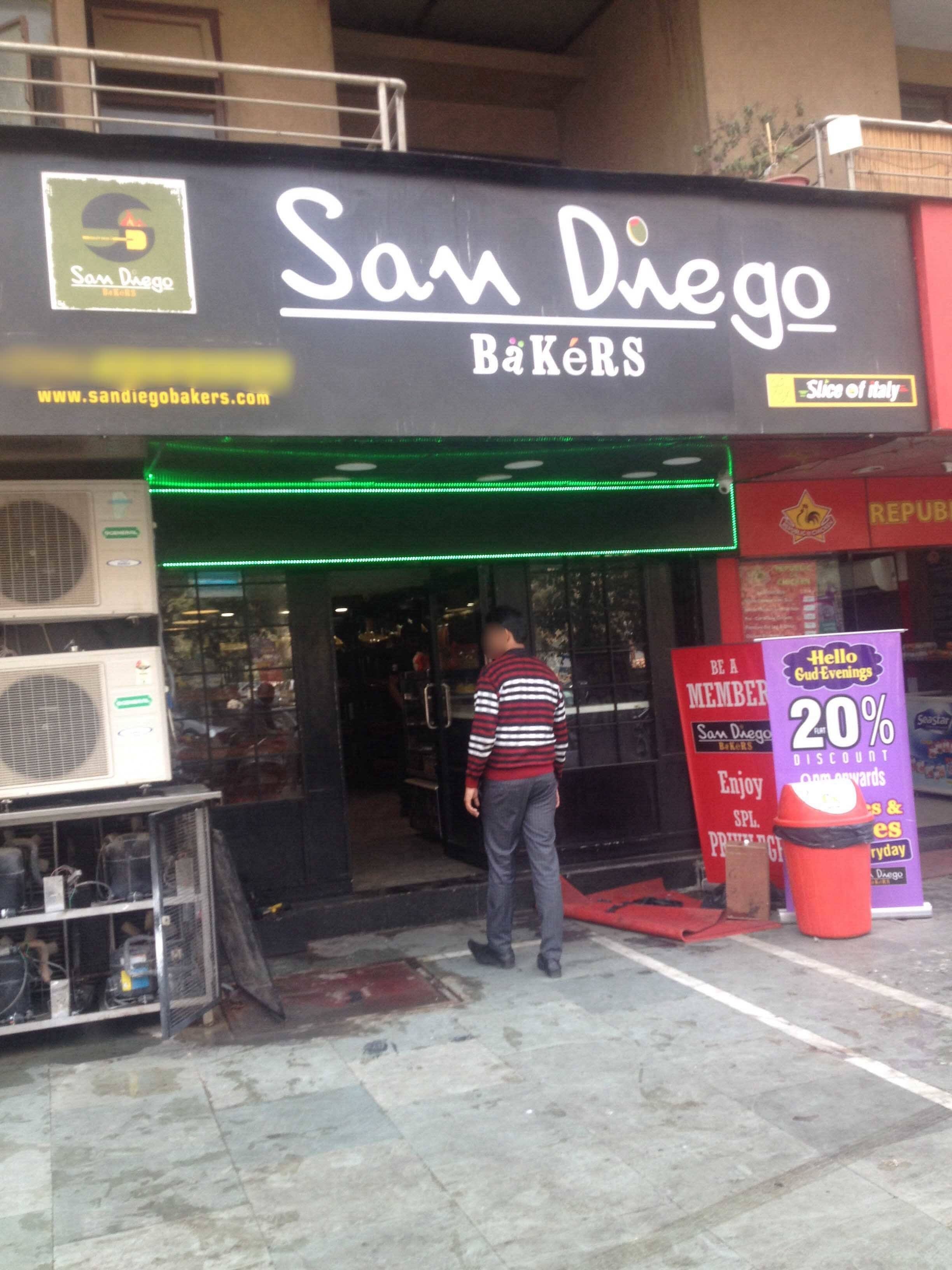 Menu of San Diego Bakers, Vaishali, Ghaziabad