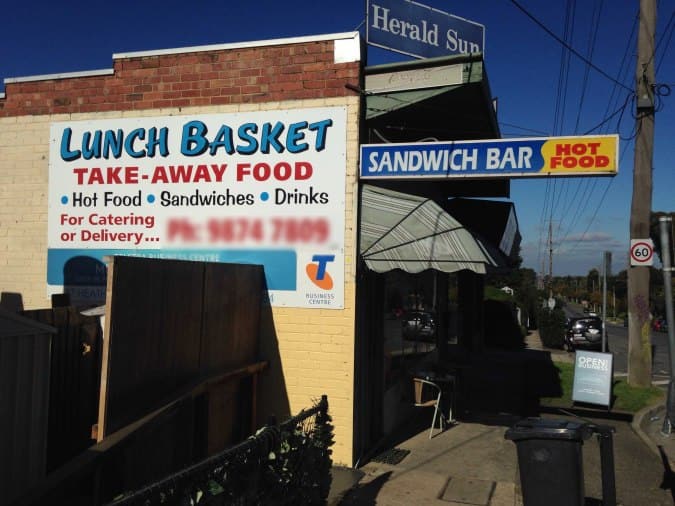 Lunch Basket, Ringwood, Melbourne Urbanspoon/Zomato