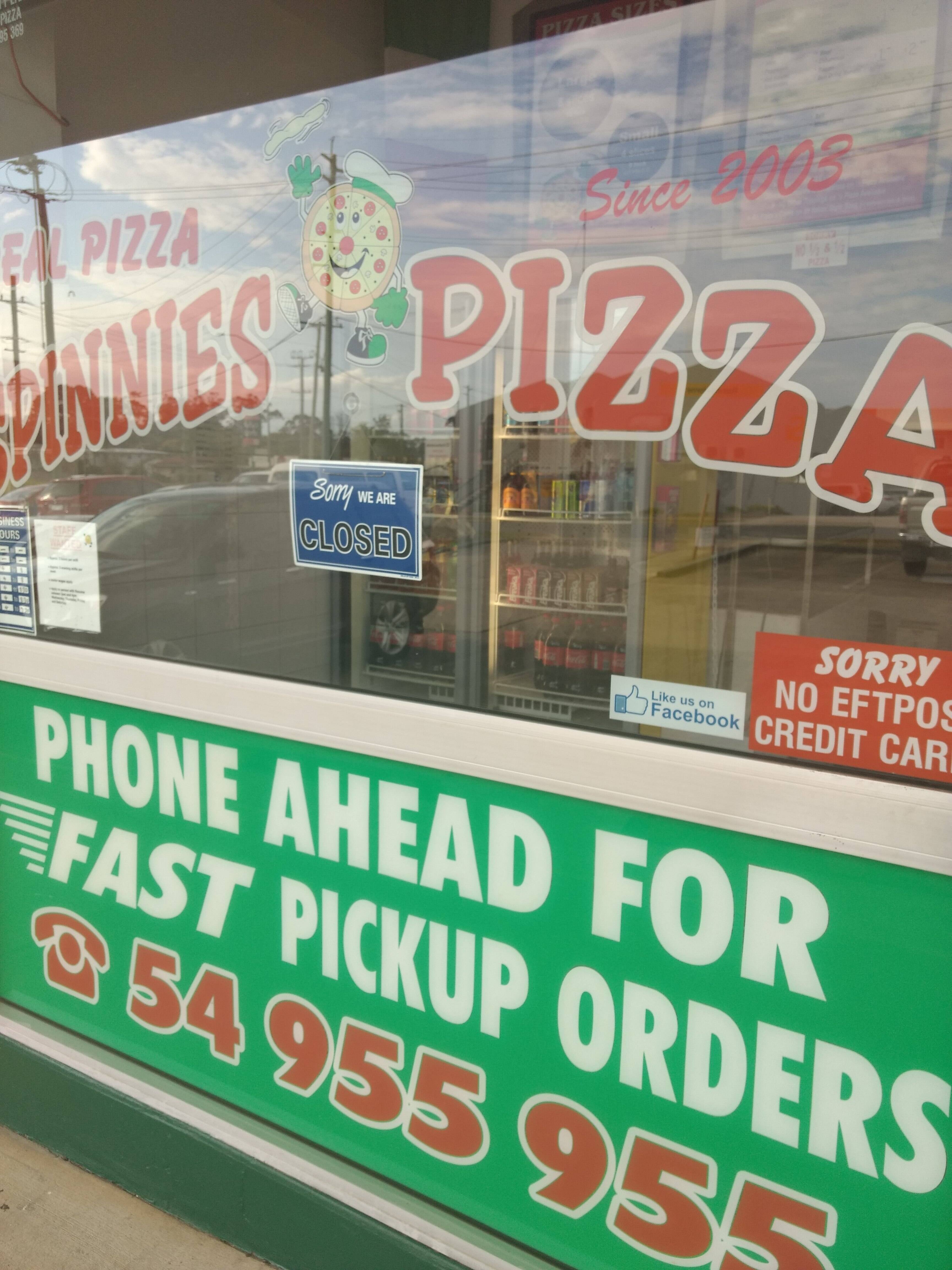 Spinnies Pizza, Morayfield, Brisbane