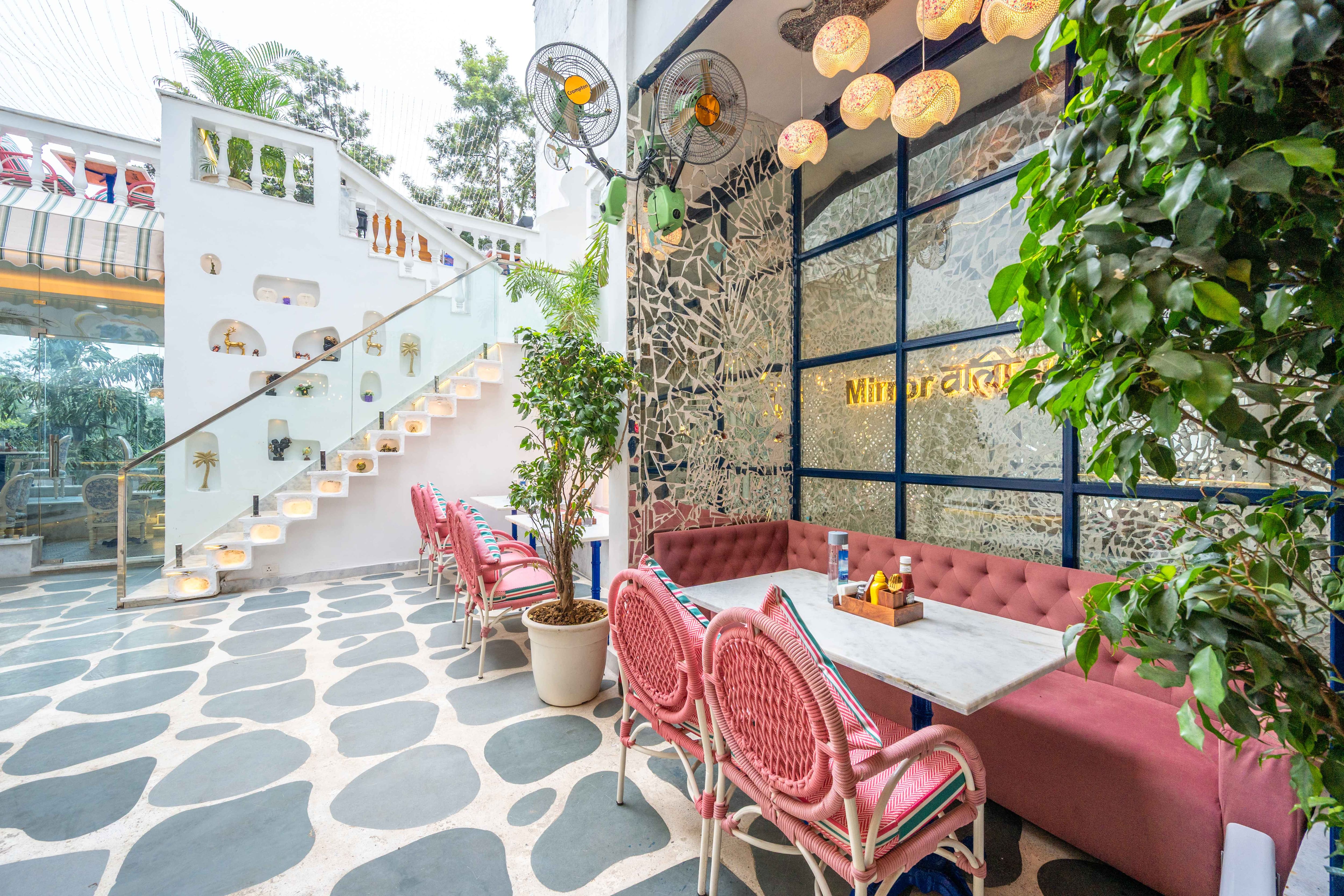 Cafe Pink Hauz Khas Village, New Delhi