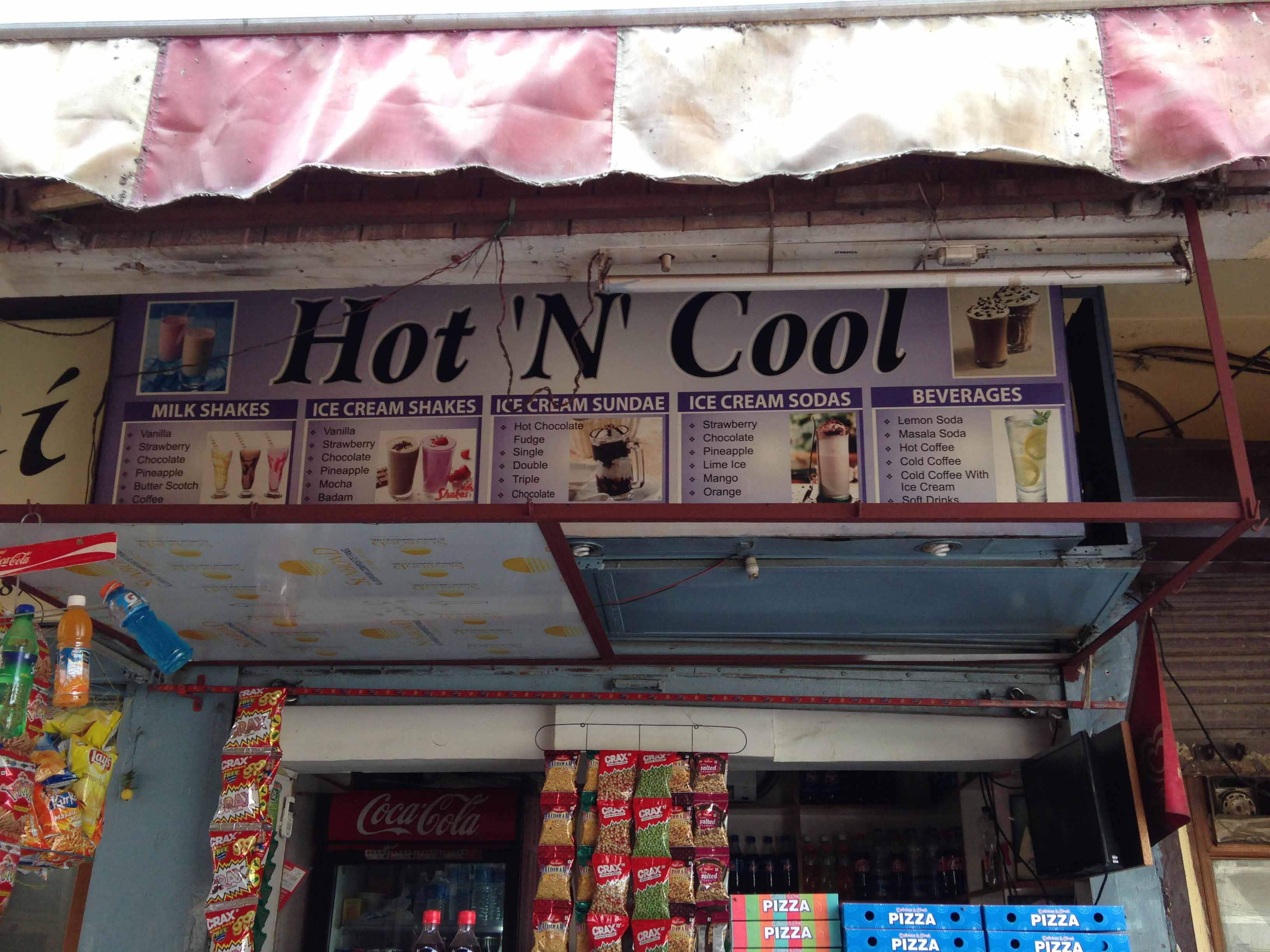 Menu of Hot 'N' Cool, Preet Vihar, New Delhi