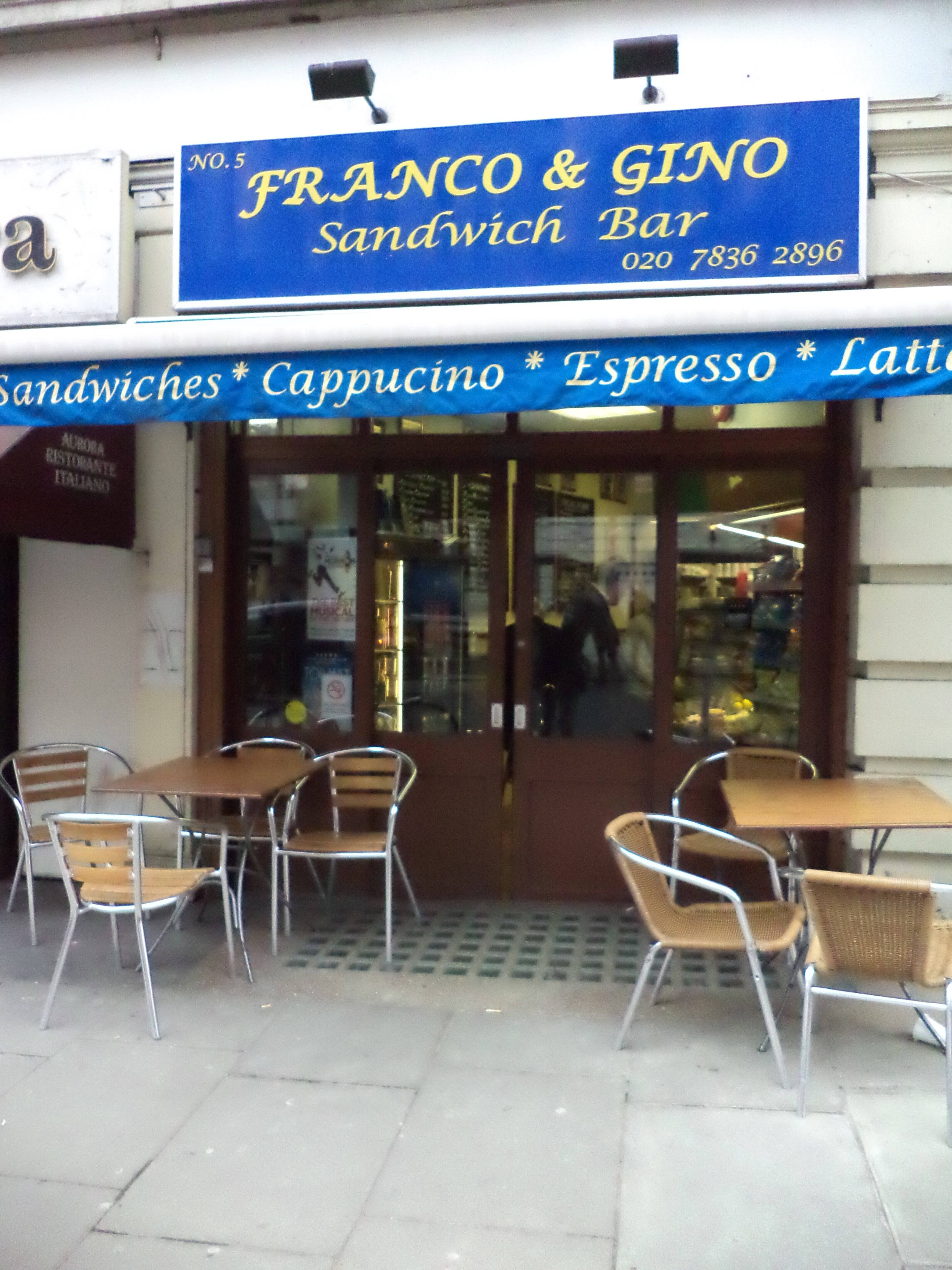 Franco & Ginos Sandwich Bar, Catherine Street, Covent Garden, London ...