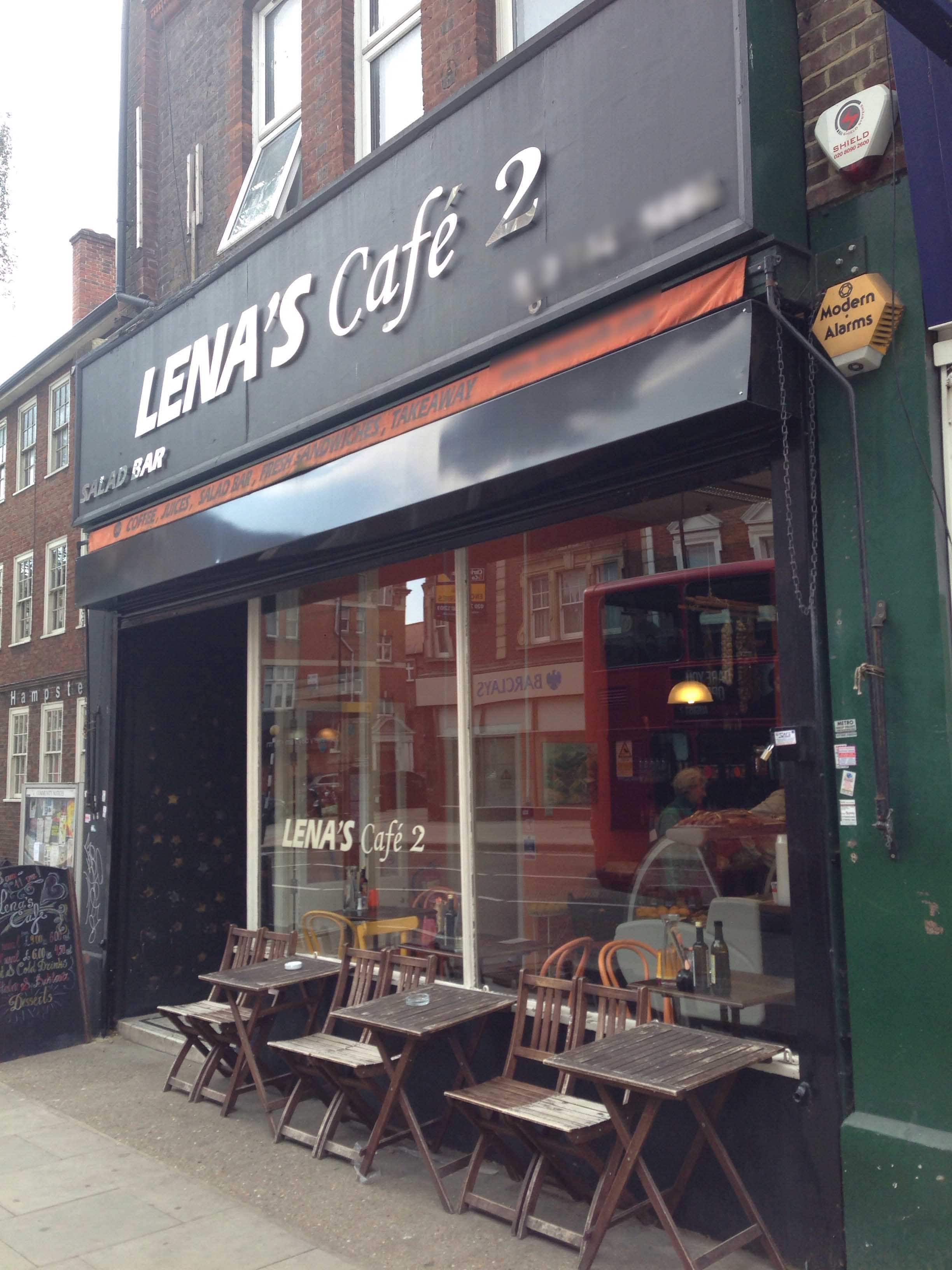 Menu of Lena's Cafe 2, West Hampstead, London