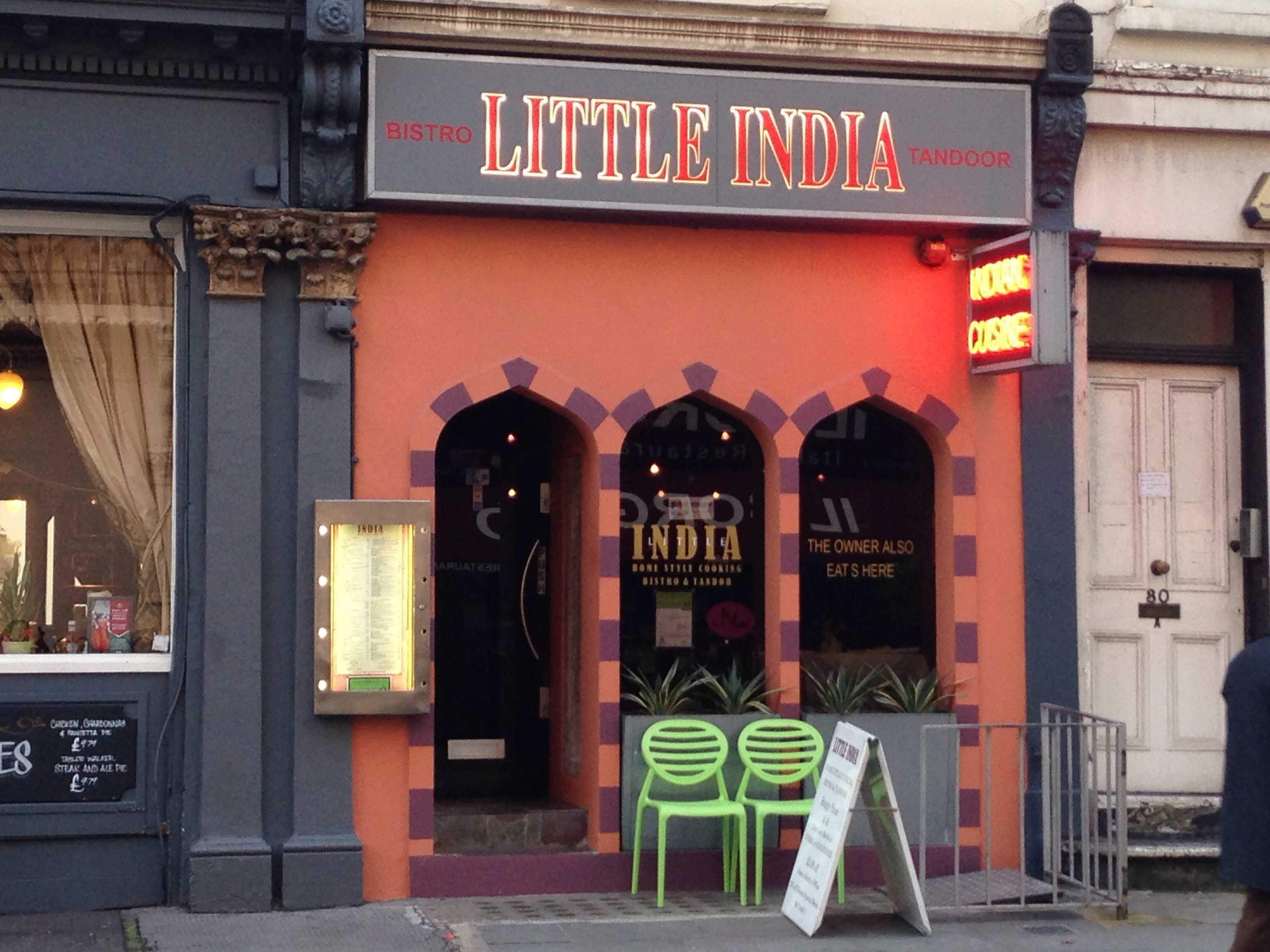 Menu of Little India, South Kensington, London