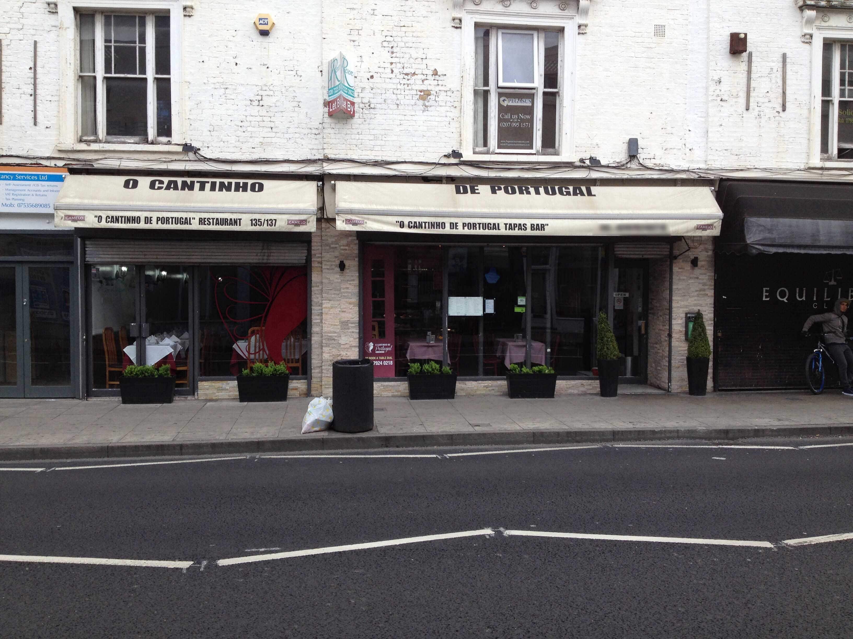 Menu of O Cantinho De Portugal, Stockwell, London