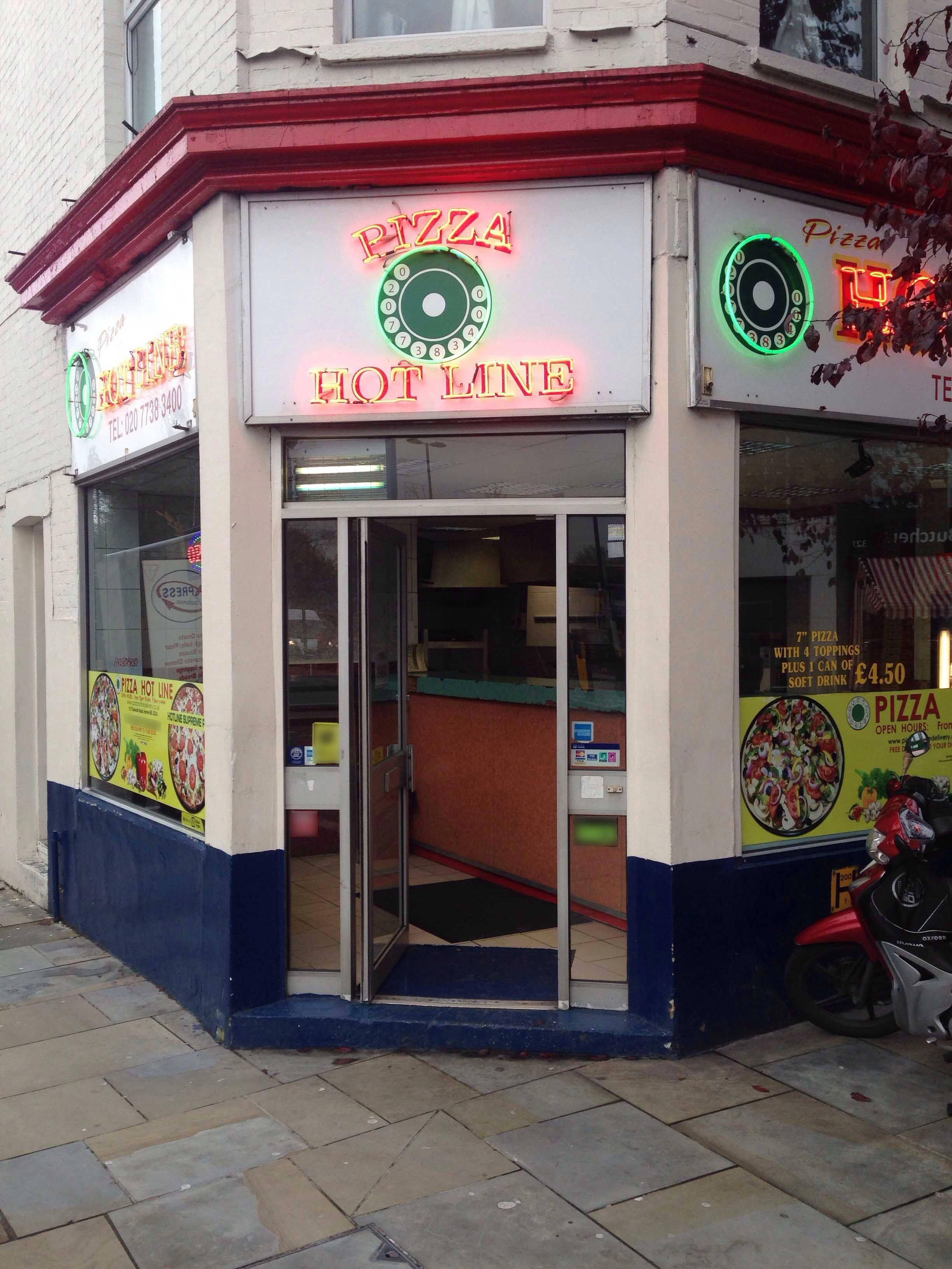 Menu of Pizza Hotline, Herne Hill, London