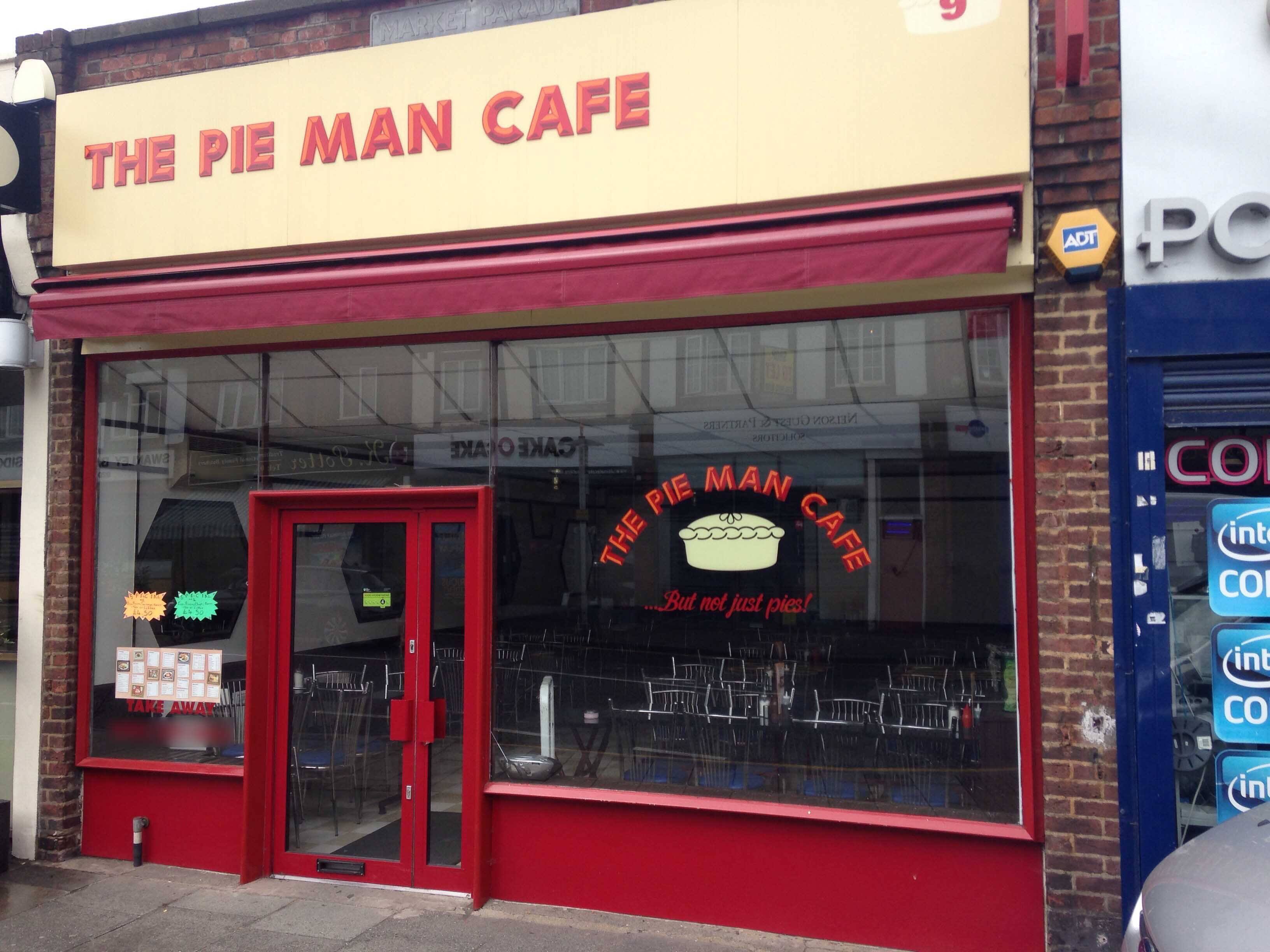 Menu of The Pie Man Cafe, Sidcup, London