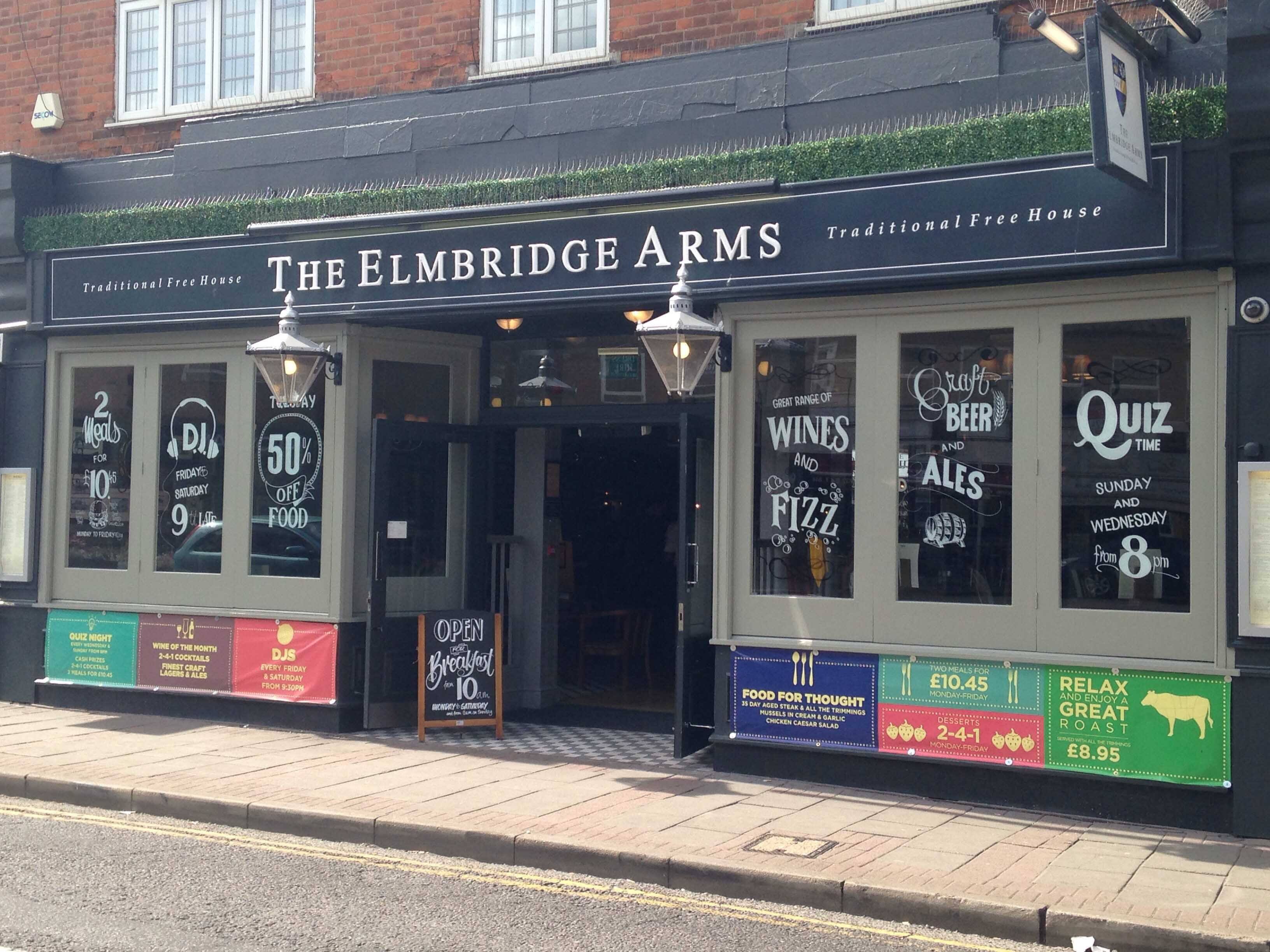 Menu of The Elmbridge Arms, Weybridge, London