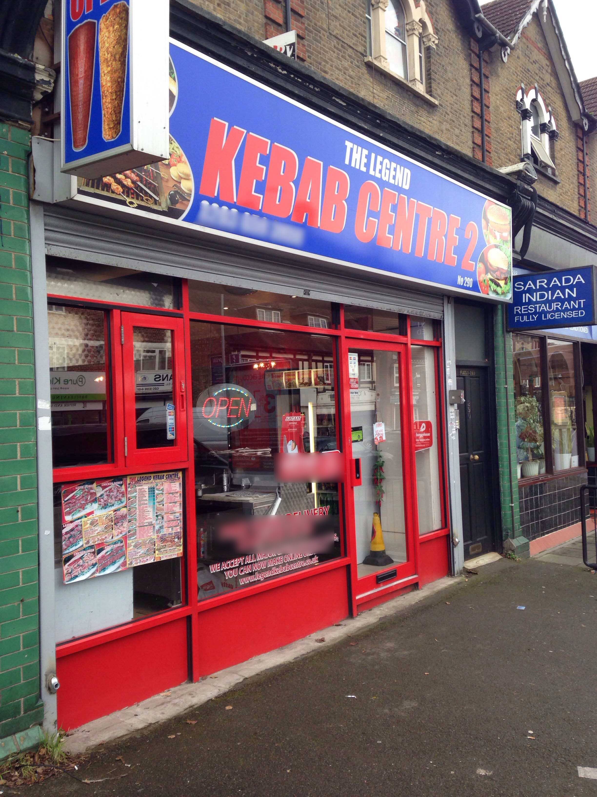 Menu of The Legend Kebab Centre 2, Surbiton, London