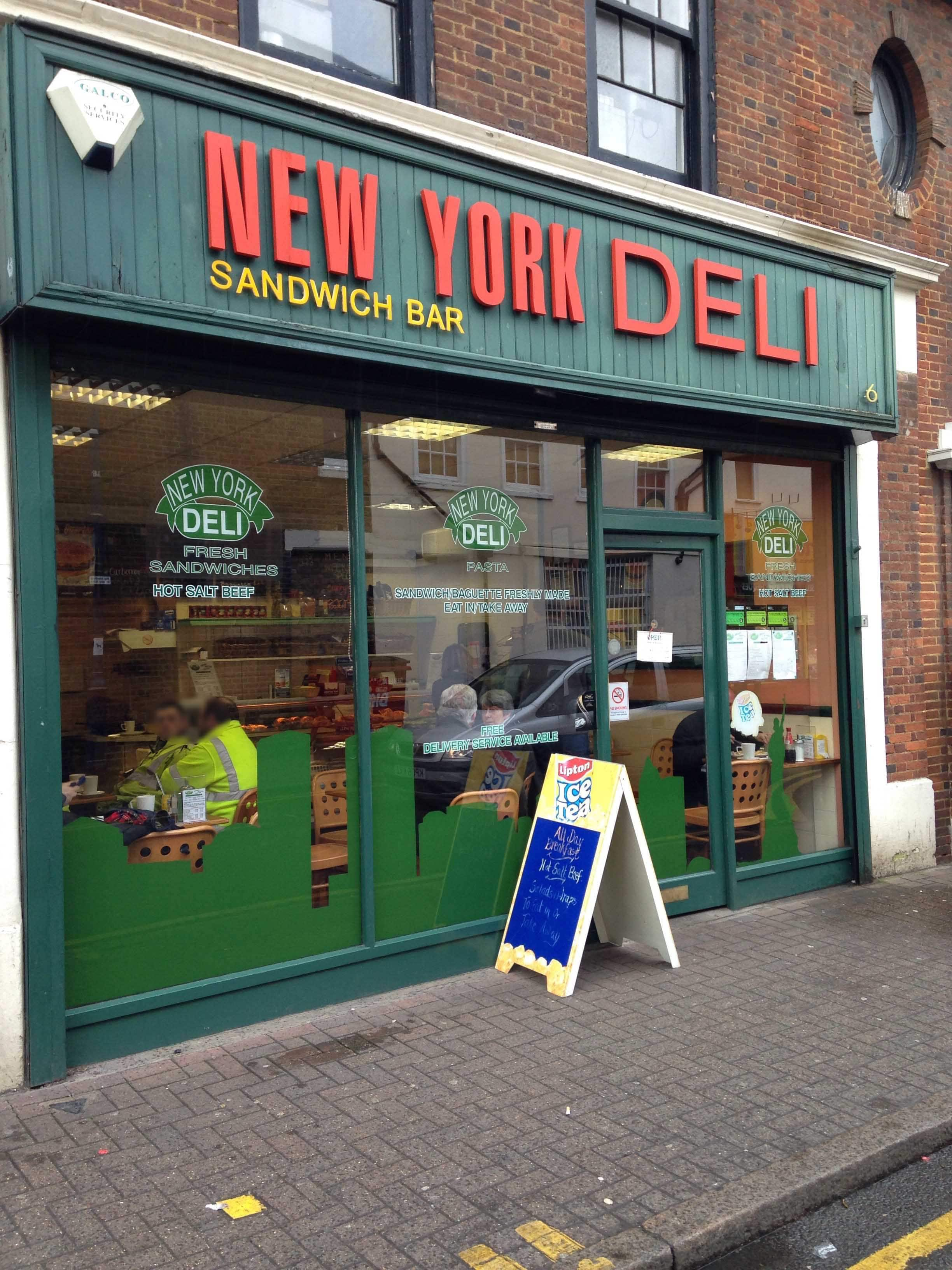 New York Deli Menu Menu For New York Deli Dartford London