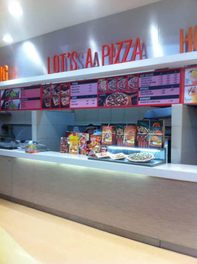 Lots'A Pizza Menu, Menu for Lots'A Pizza, Mall of Asia Complex (MOA