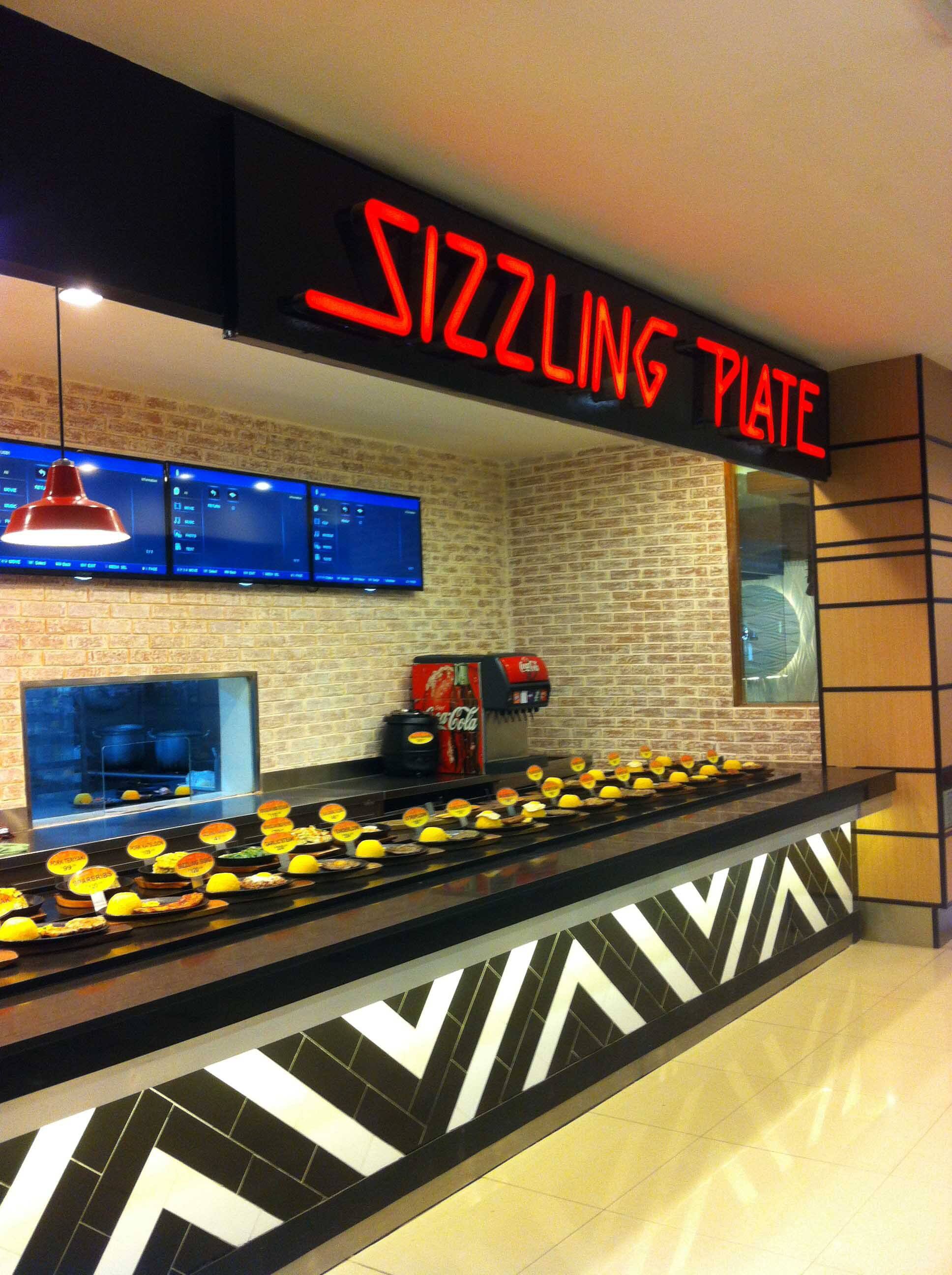 Menu of Sizzling Plate, Novaliches, Quezon City