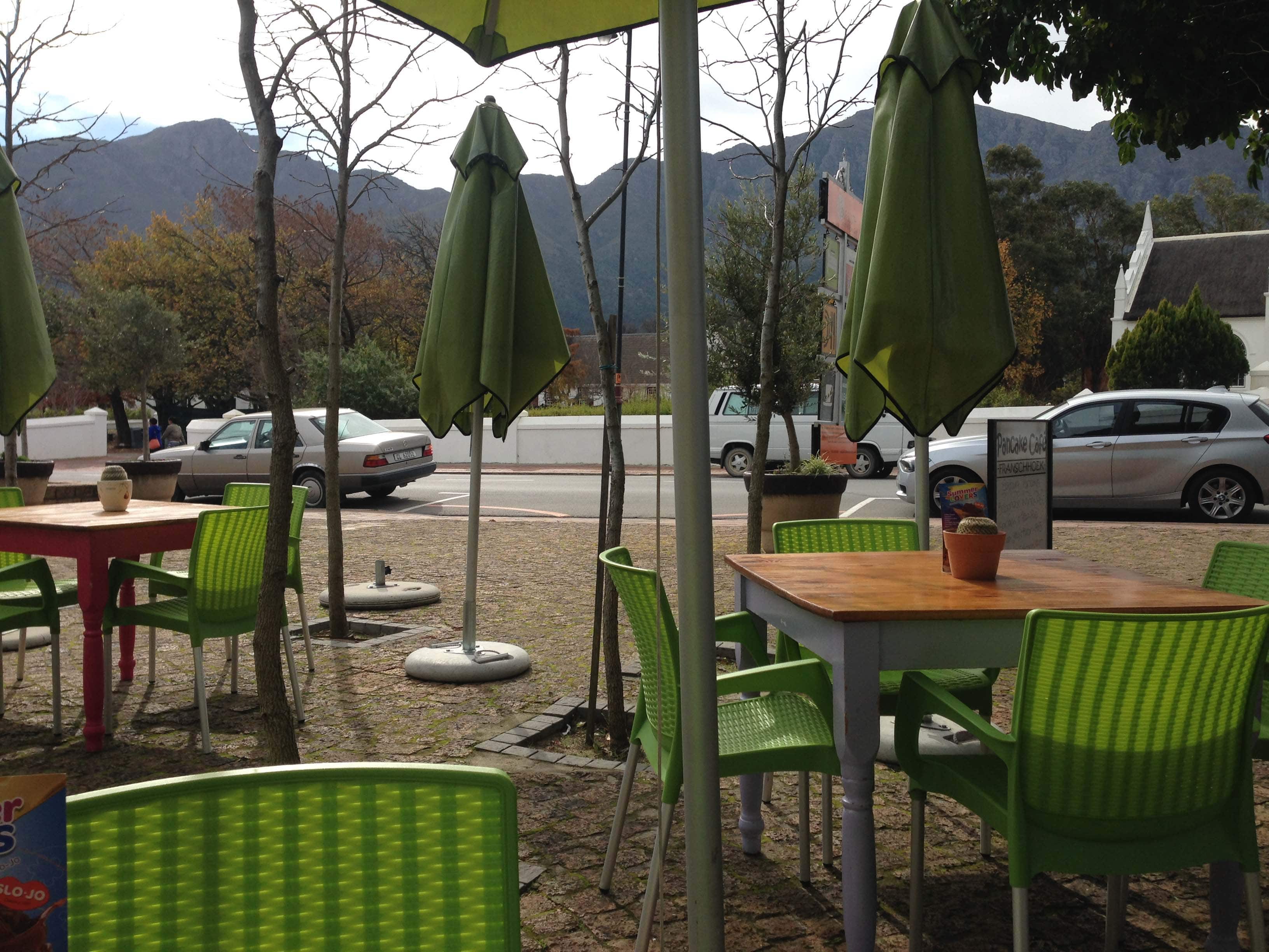 Menu of Pancake Cafe, Franschhoek, Cape Town