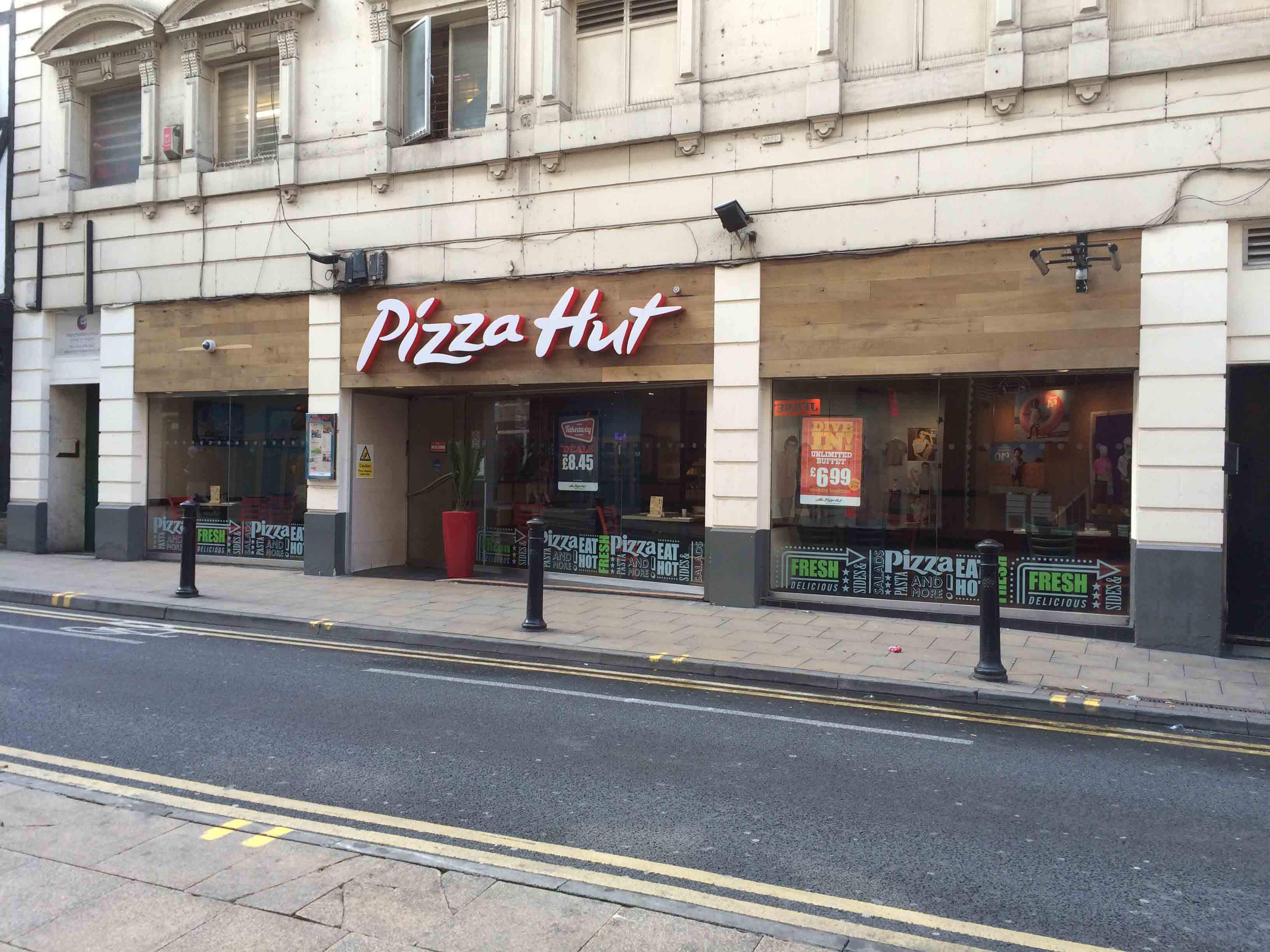 Pizza Hut Menu, Menu for Pizza Hut, Market Street, Manchester