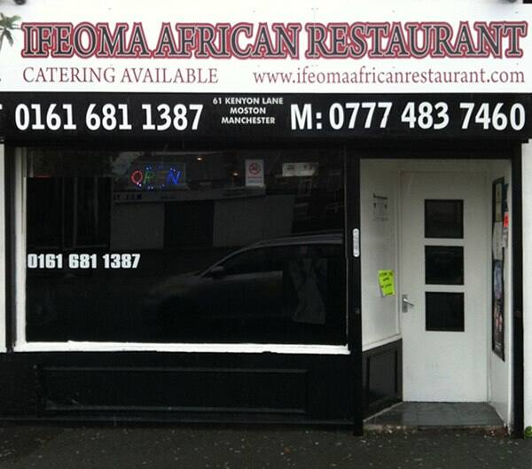 Ifeoma African Restaurant Menu Zomato Uk