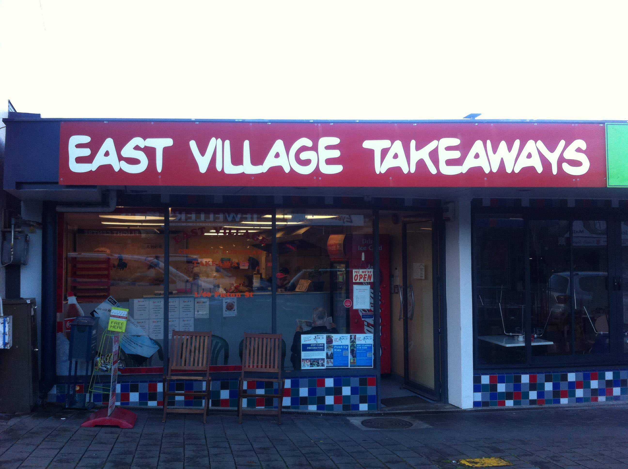 Menu of East Village Takeaways, Howick, Auckland