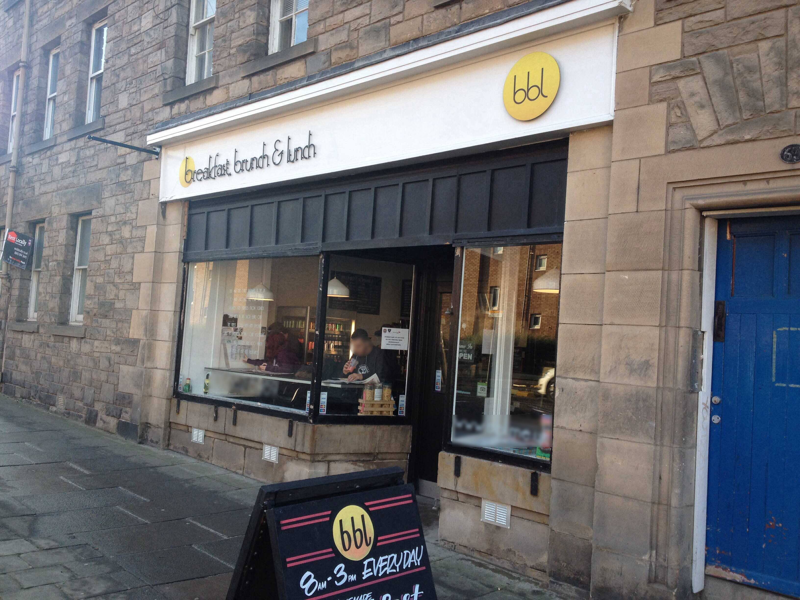 Menu of Breakfast, Brunch & Lunch, Old Town, Edinburgh