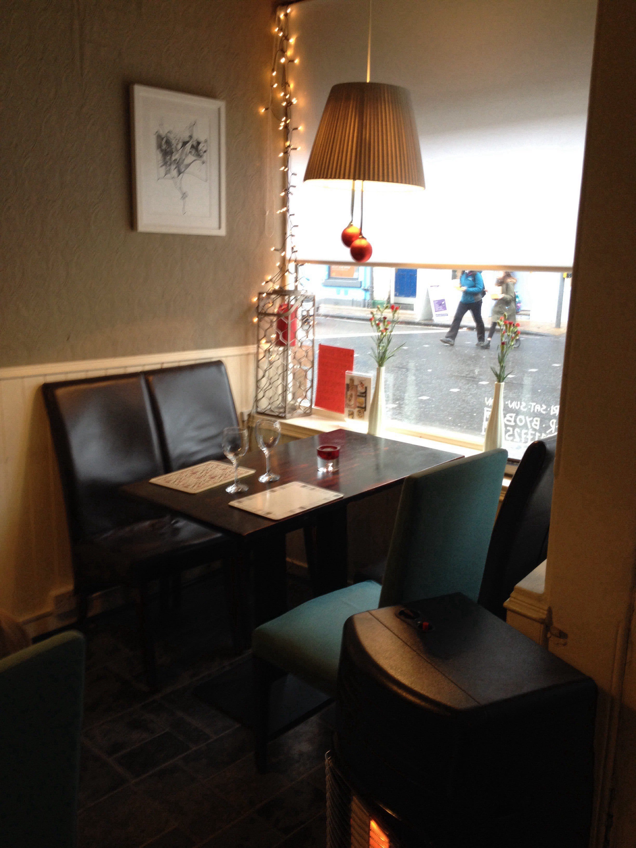 Menu of Ophelia Mar, High Street, Portobello, Edinburgh