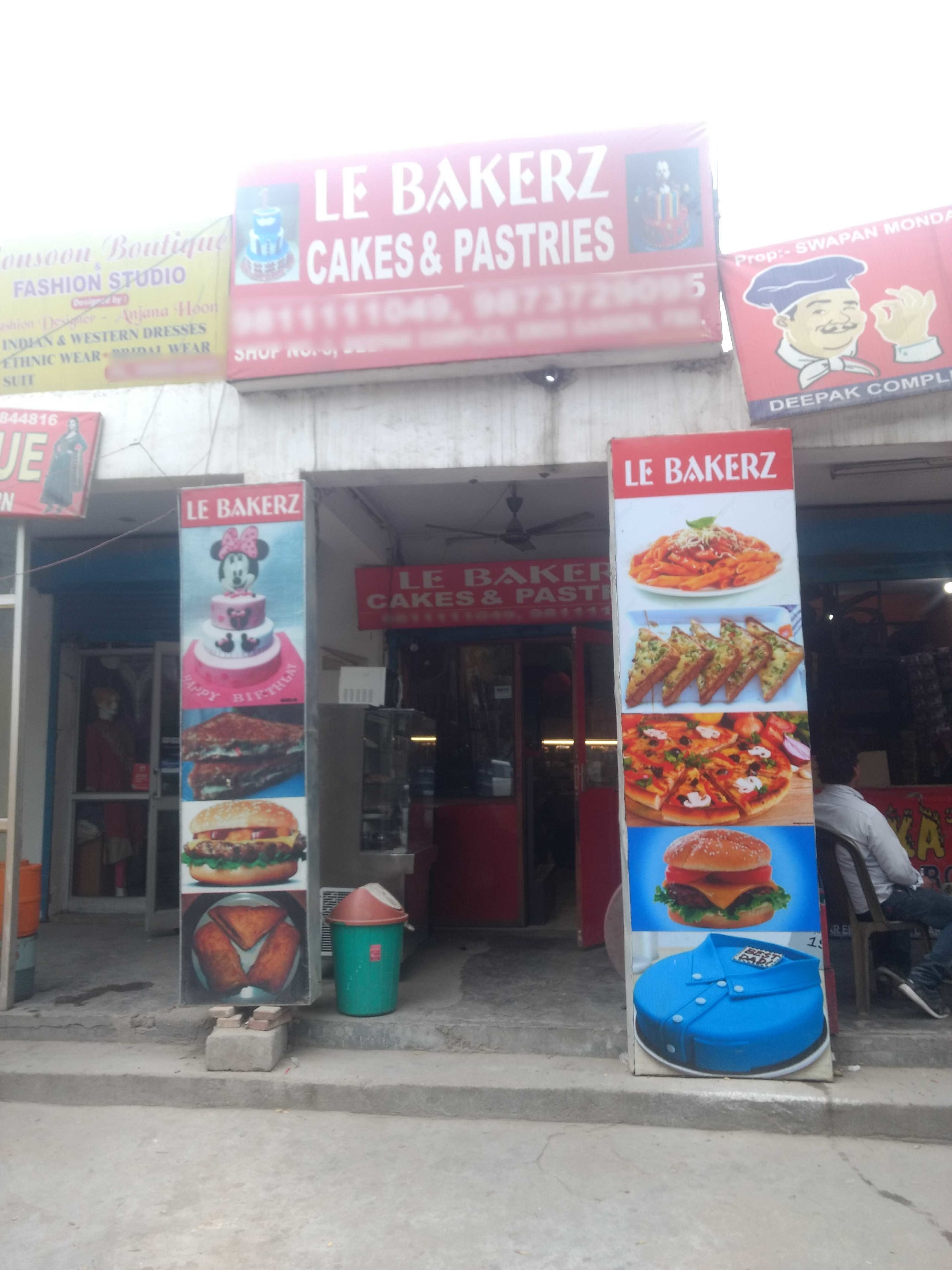 Menu of Le Bakerz, Charmwood Village, Faridabad