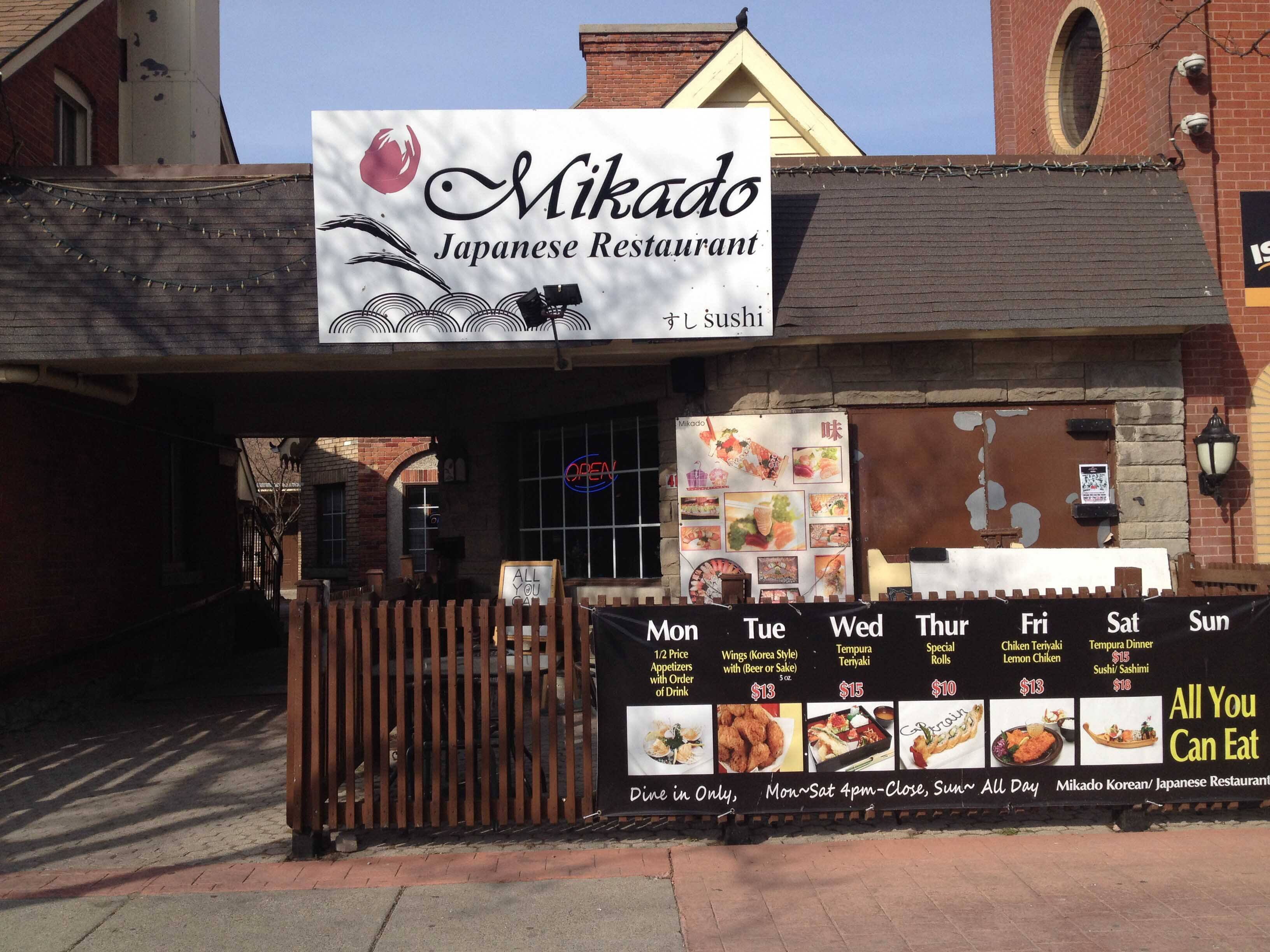 Menu of Mikado, Burlington, Toronto