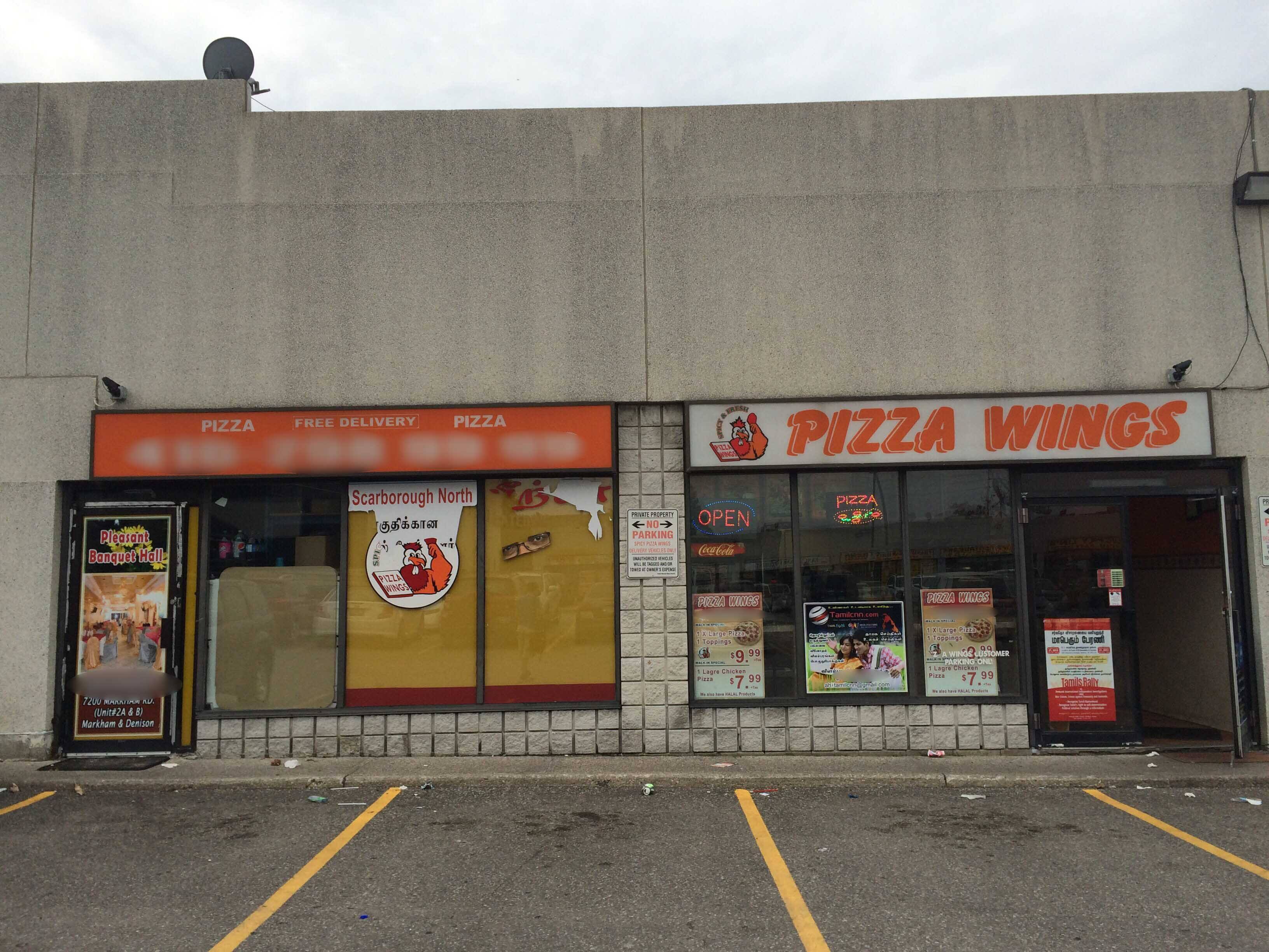 Menu of Pizza Wings, Scarborough, Toronto