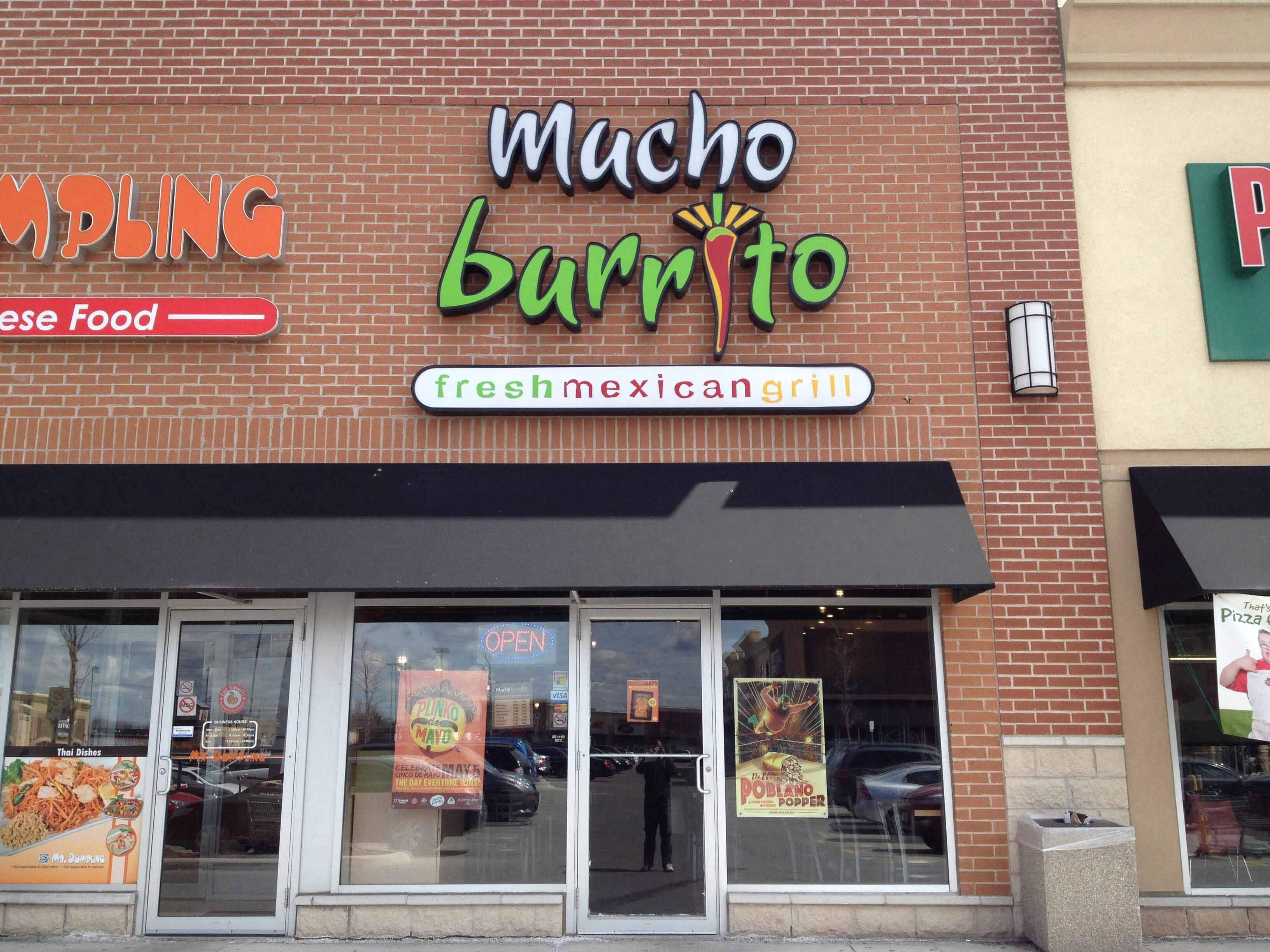 Mucho Burrito Menu, Menu For Mucho Burrito, Milton, Toronto