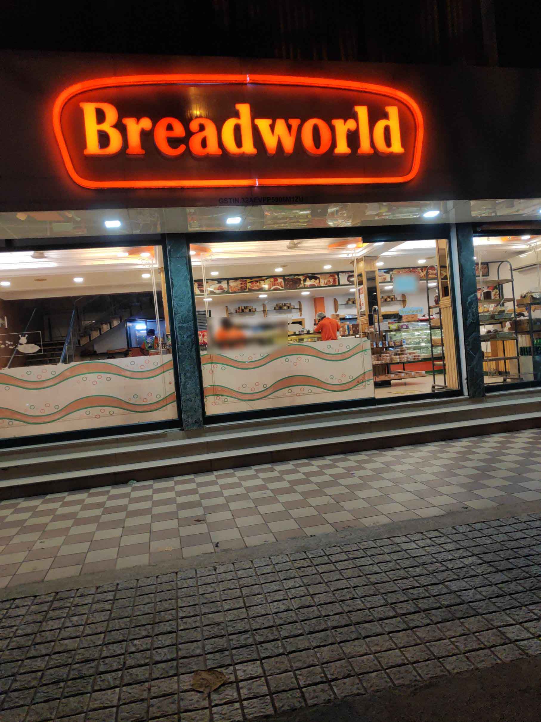 Menu of Bread World, Vyttila, Kochi