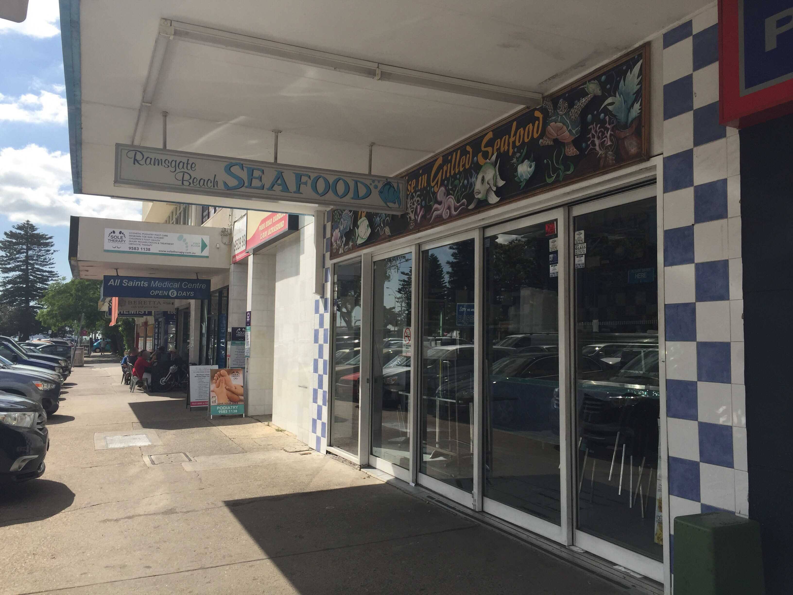 Menu of Ramsgate Beach Seafood, Ramsgate Beach, Sydney