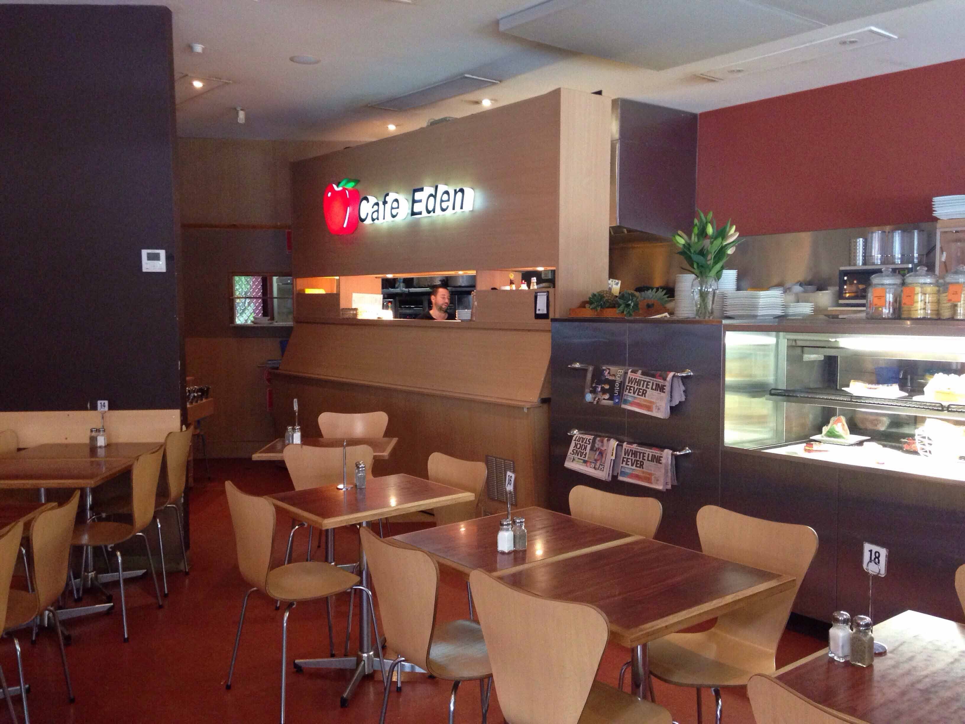 Menu of Cafe Eden, Canterbury, Melbourne