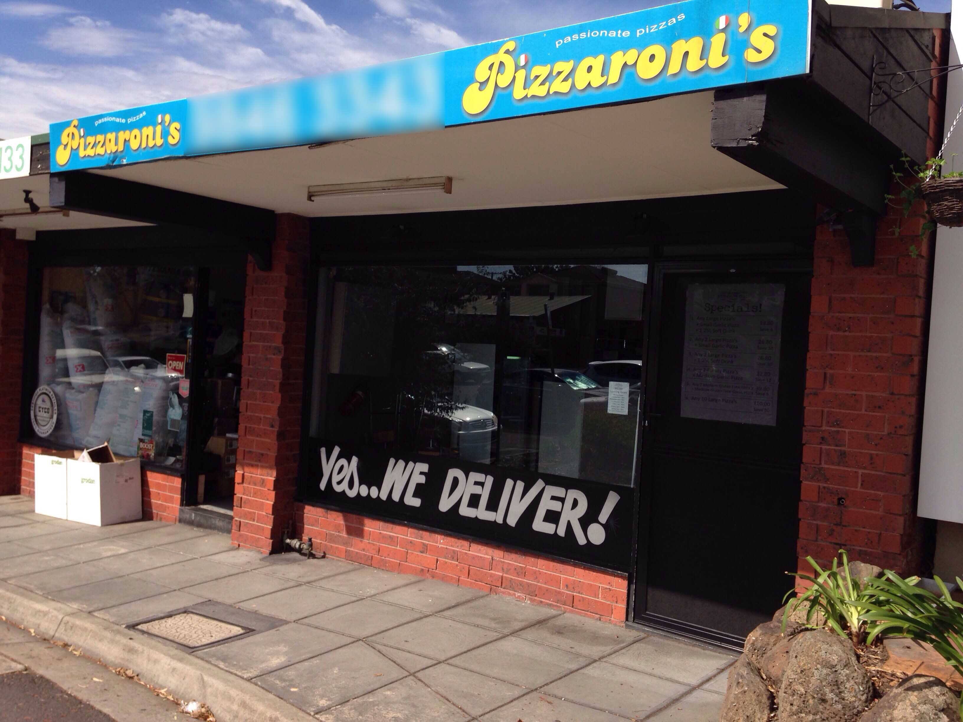 Pizzaroni's, Templestowe, Melbourne Zomato