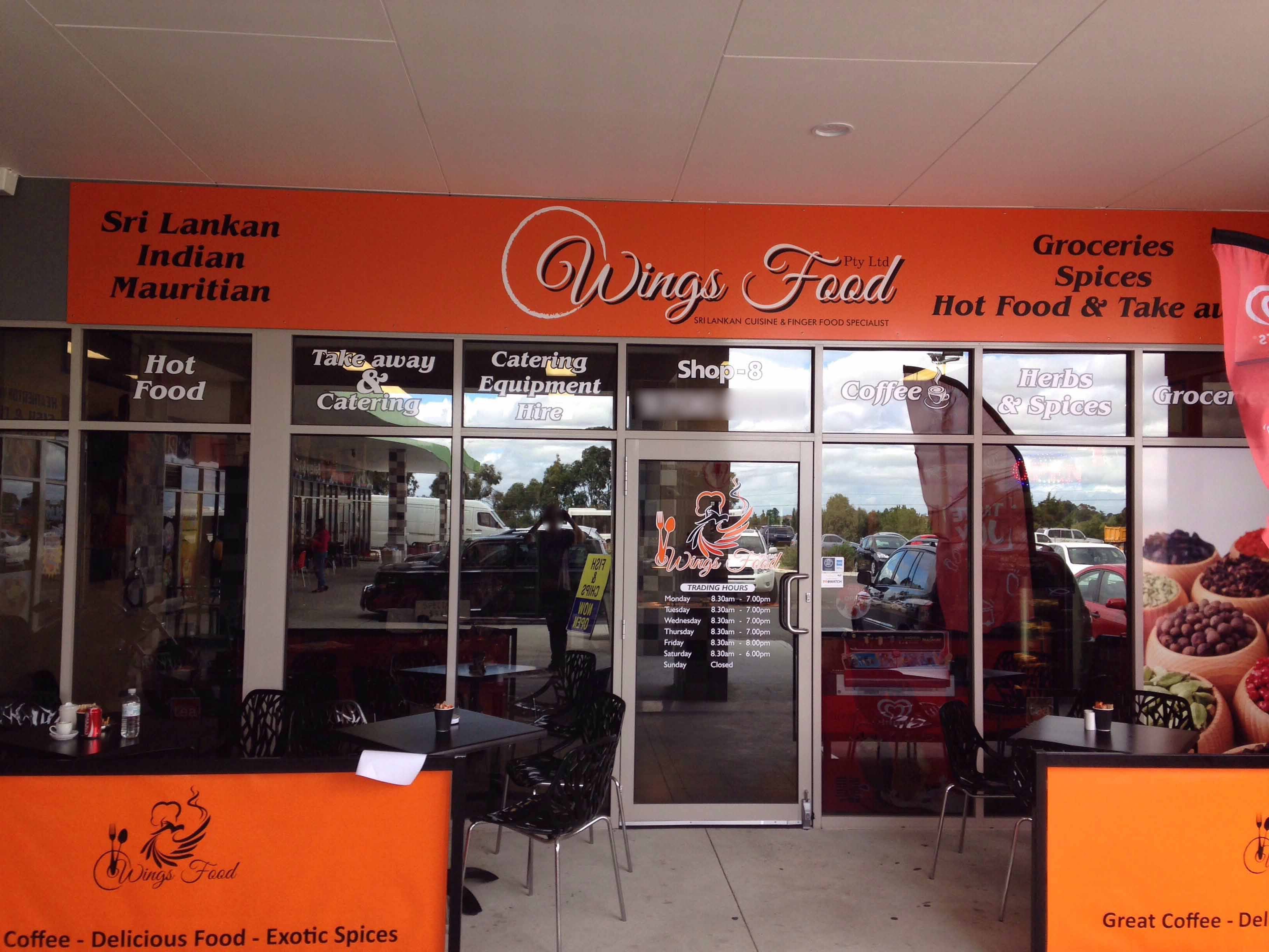 Wings Food Cafe, Endeavour Hills, Melbourne