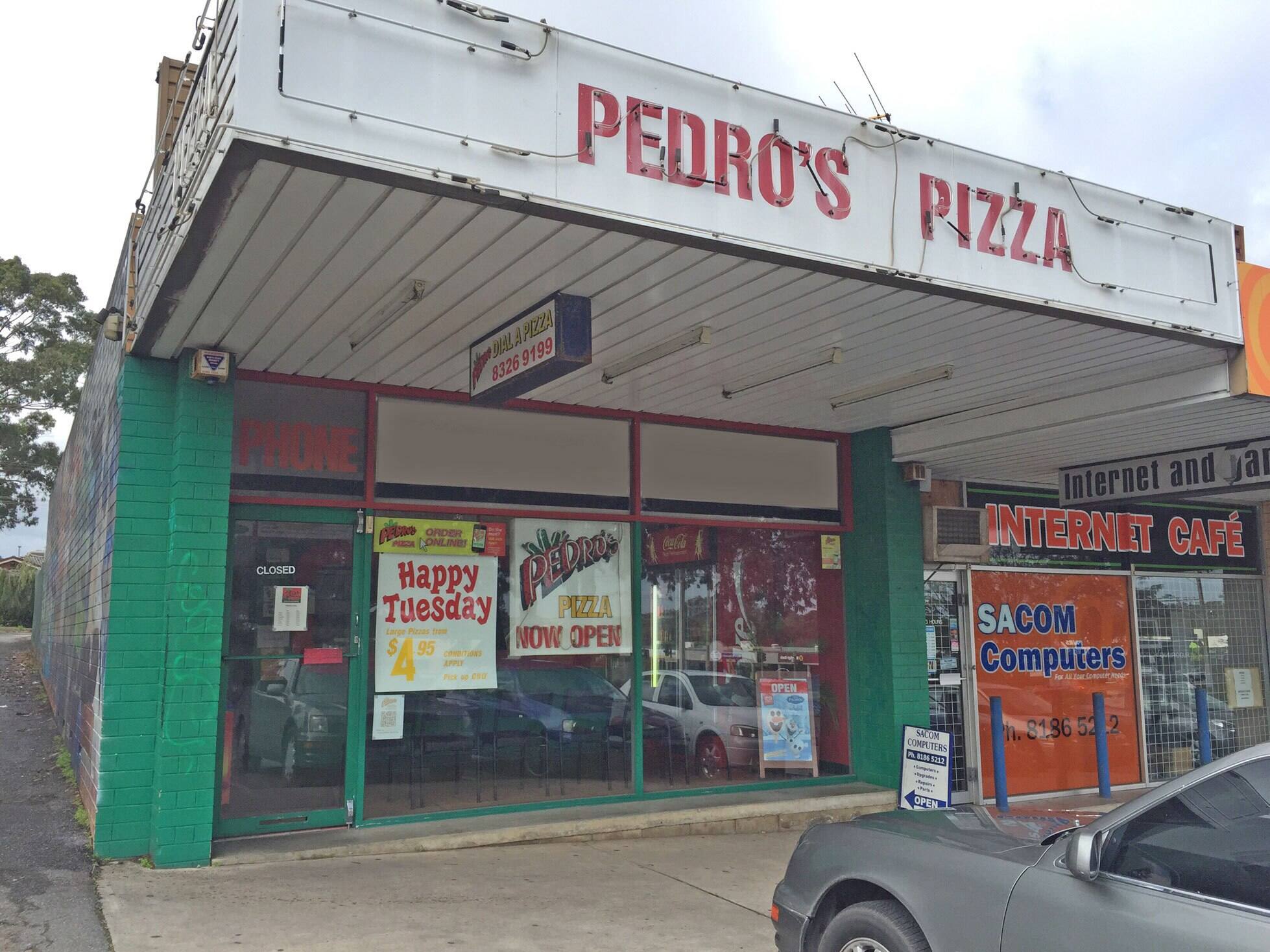 Menu of Pedro's Pizza Morphett Vale, Morphett Vale, Adelaide